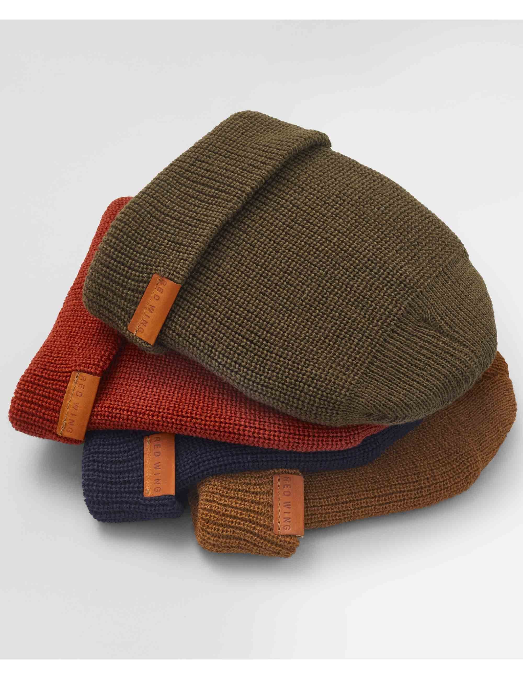 97496 Merino Wool Beanie Hat - Brown Marl - Image 2