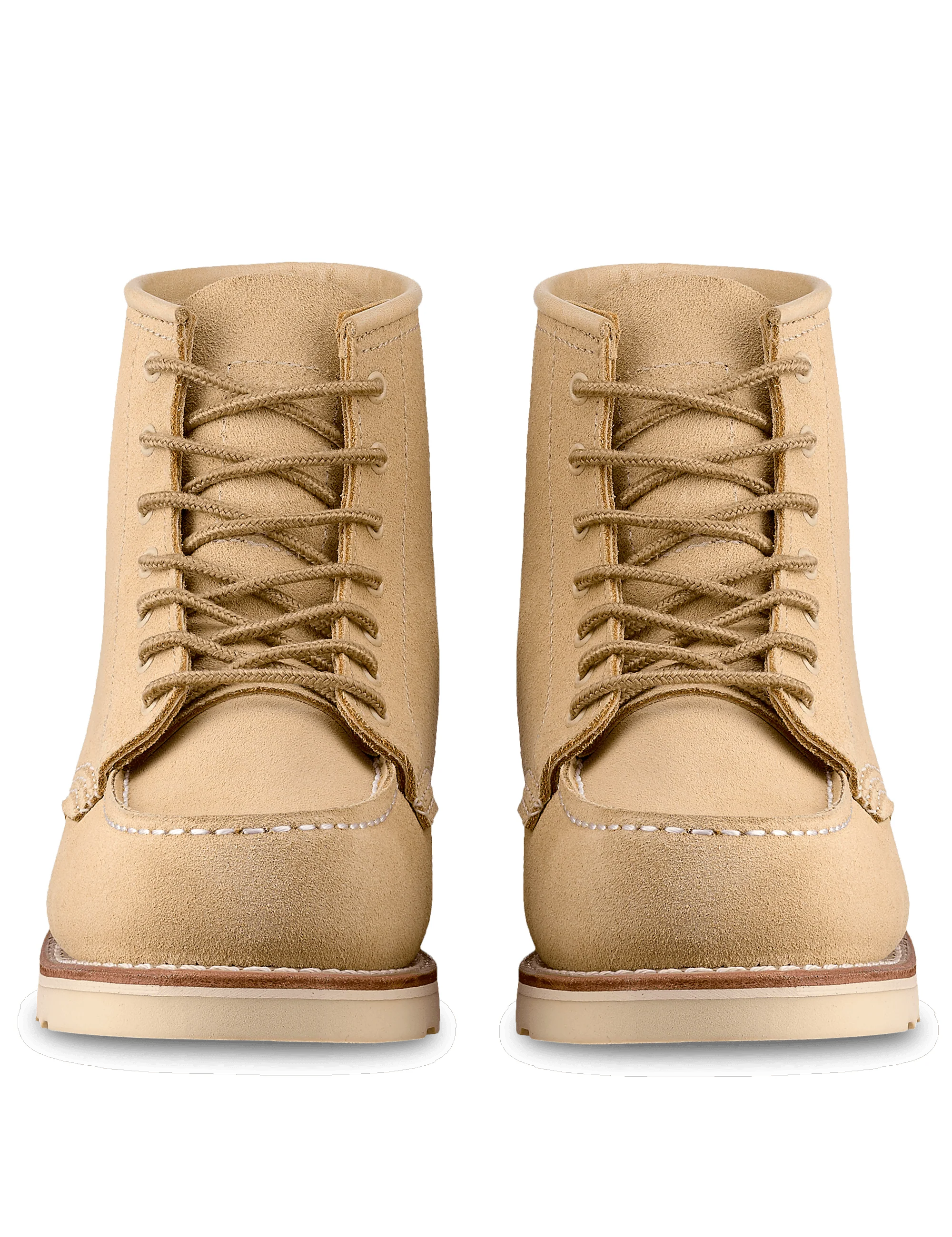 Women's 3328 Heritage 6" Moc Toe Boot - Cream Abilene Leather - Image 2