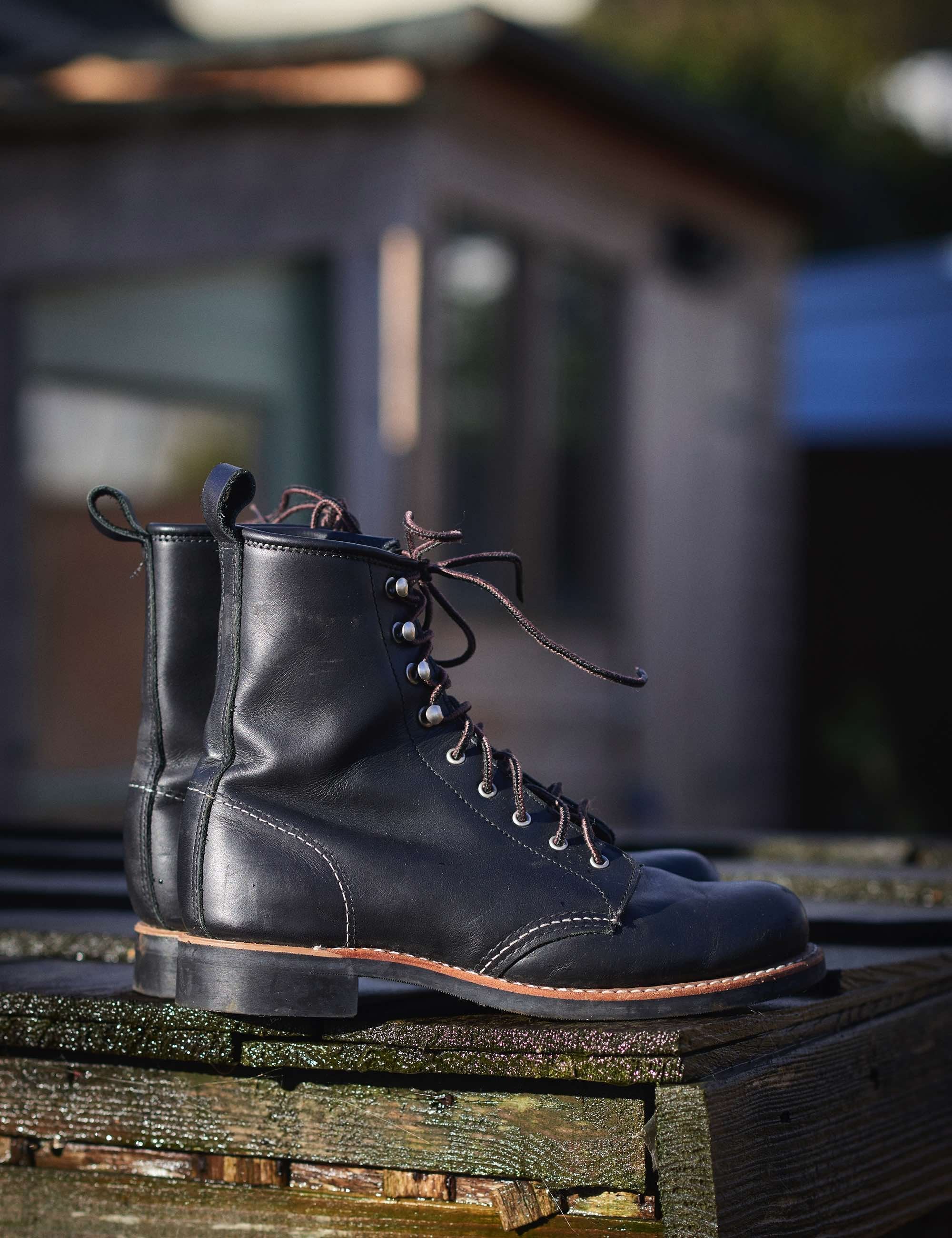 Women's 3361 Heritage Silversmith Boot - Black Boundary Leather - Image 7
