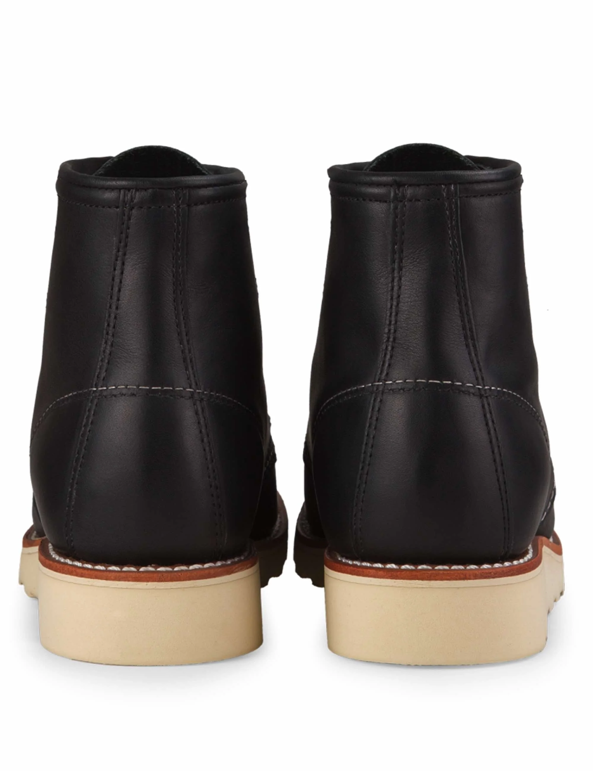 Women's 3373 Heritage 6" Moc Toe Boot - Black Boundary Leather - Image 5