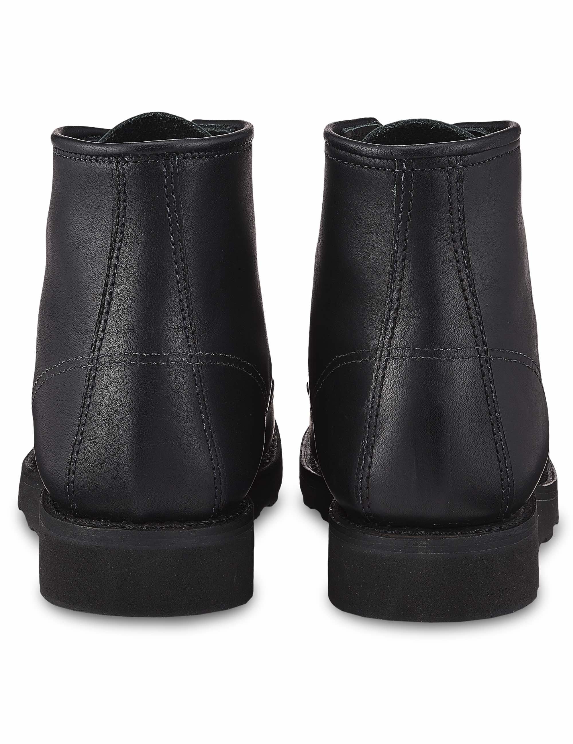 Women's 3380 Heritage 6" Moc Toe Boot - All Black Boundary Leather - Image 5