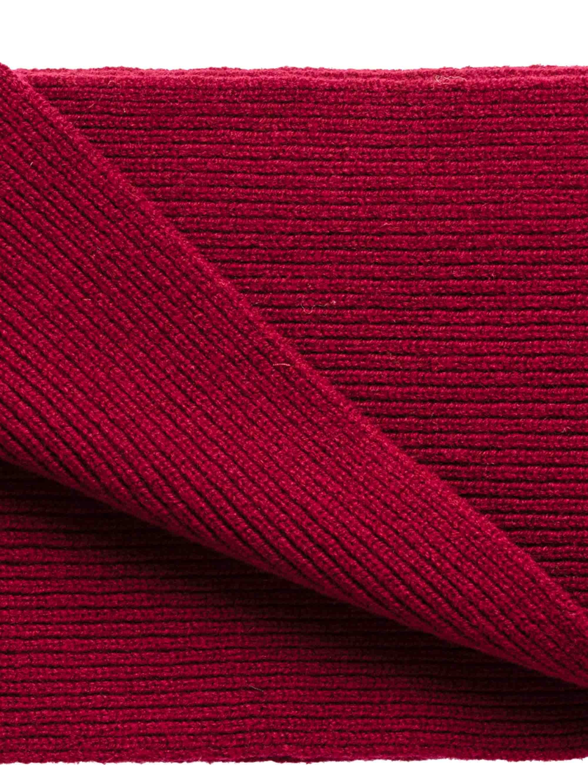 Clyde Lambswool Scarf - Bordeaux - Image 2
