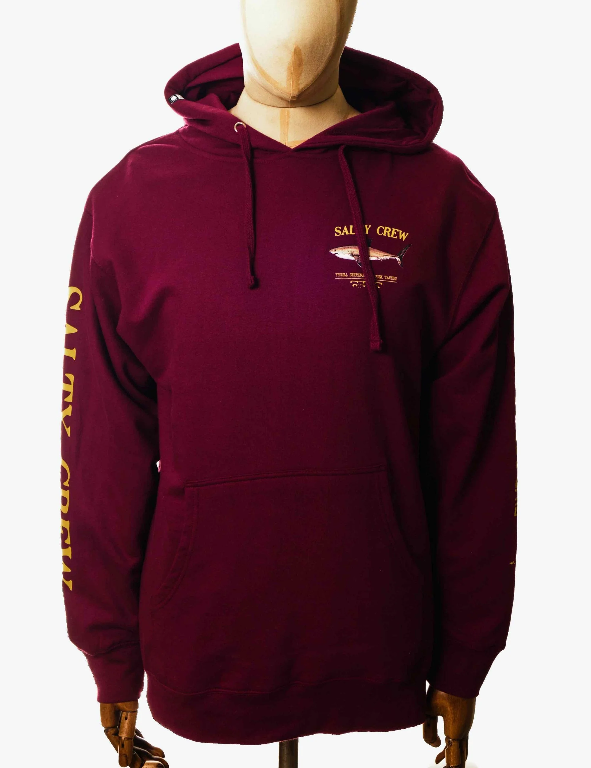 Bruce Hooded Sweat - Burgundy