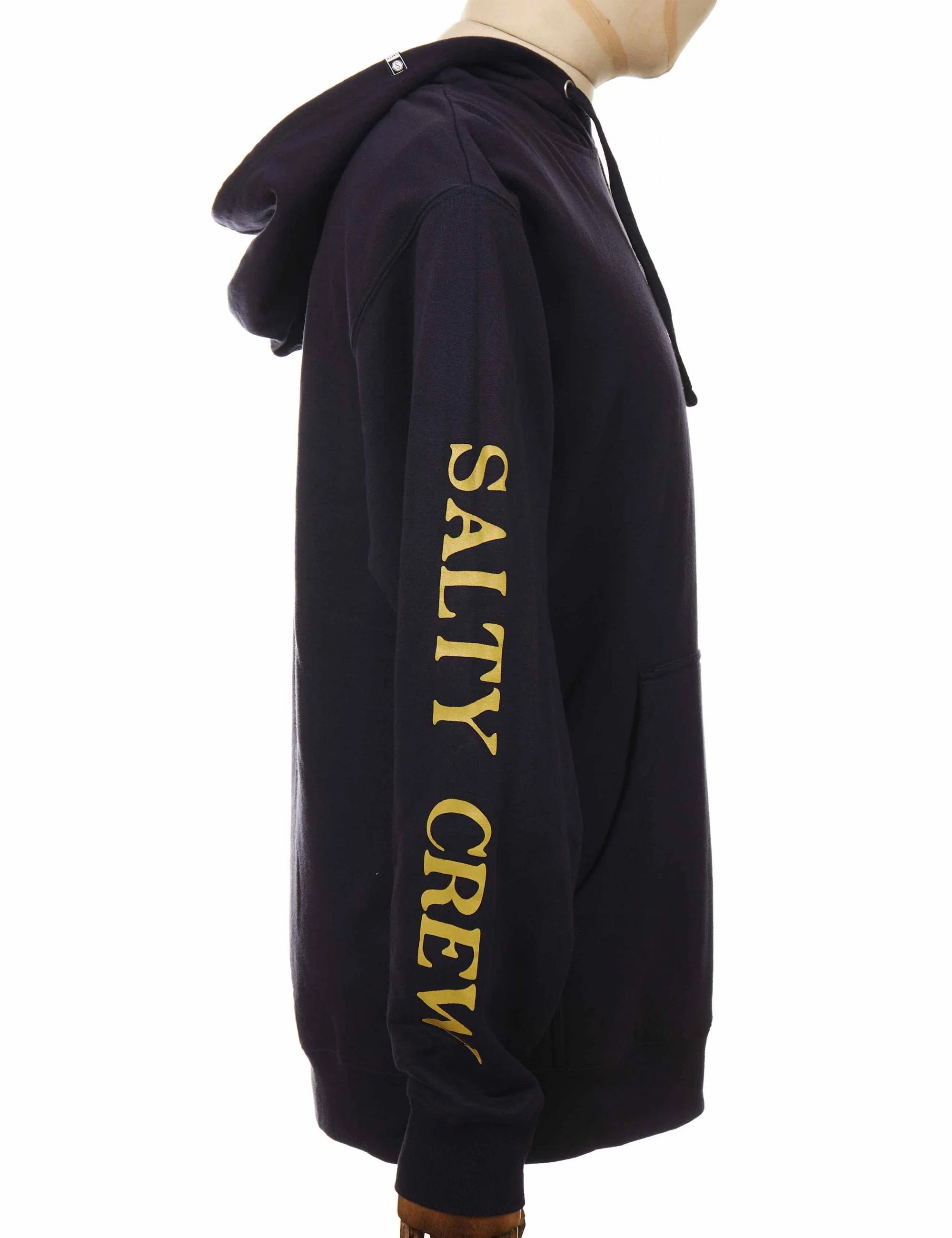 Bruce Hooded Sweat - Navy - Image 3