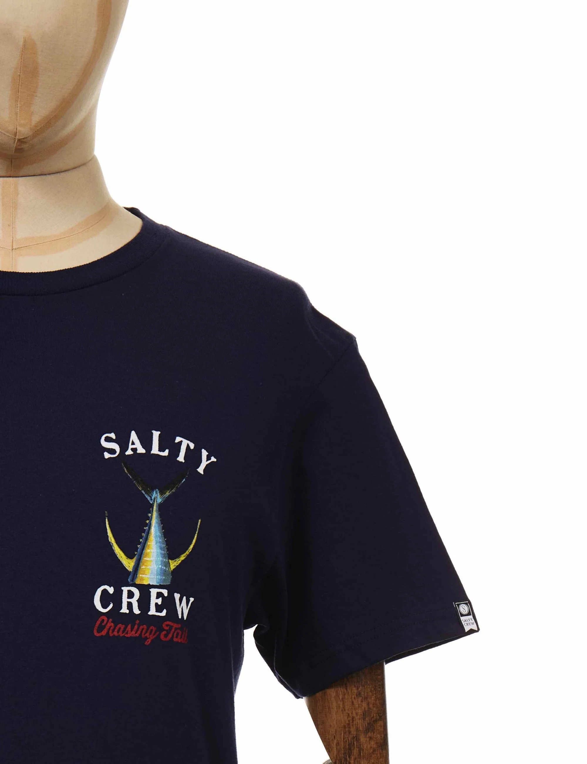 Tailed T-Shirt - Navy - Image 2