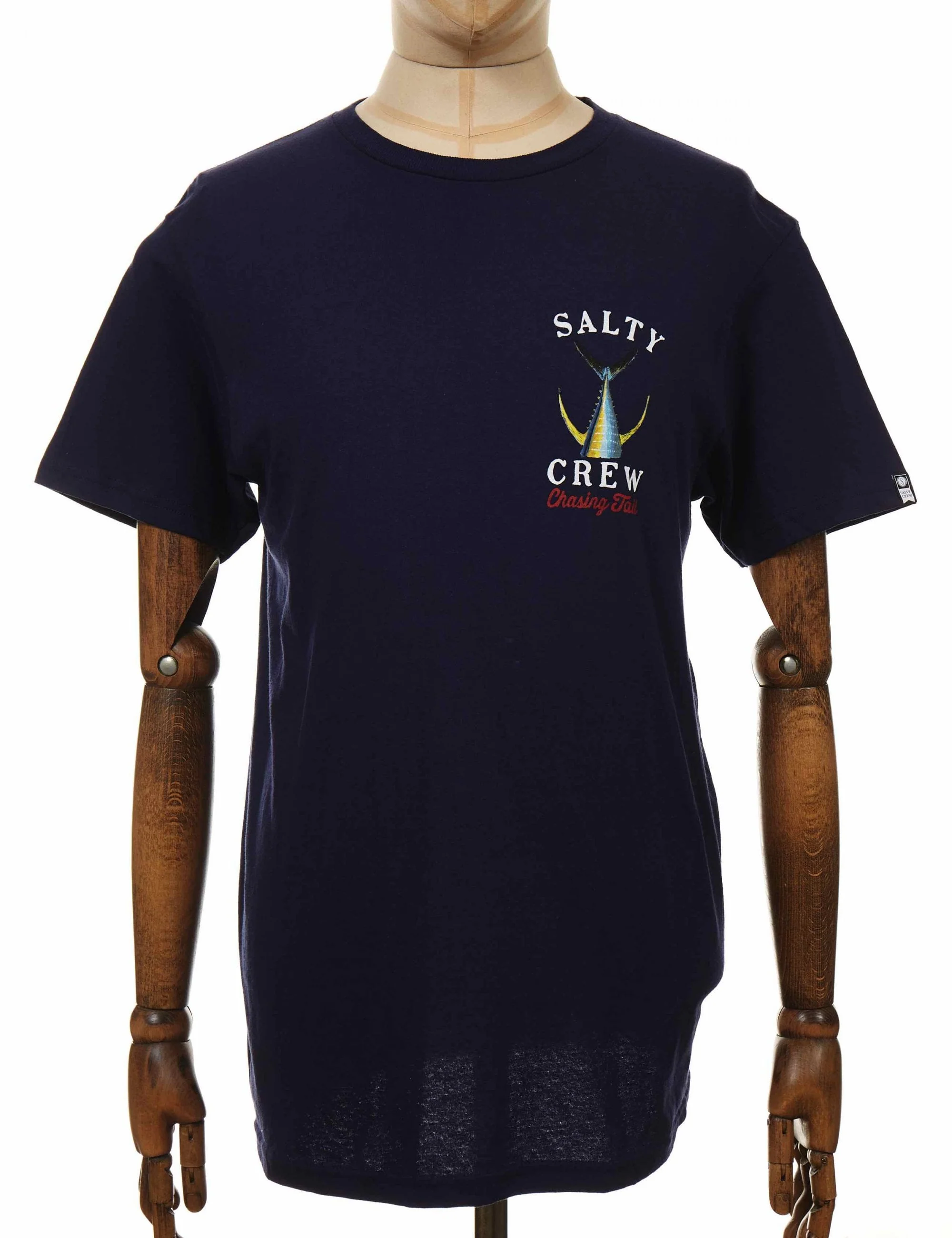 Tailed T-Shirt - Navy - Image 3
