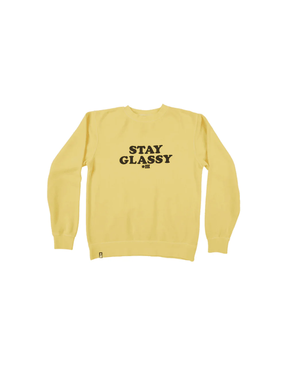 Women's Stay Glassy Boyfriend Crew - Sunshine
