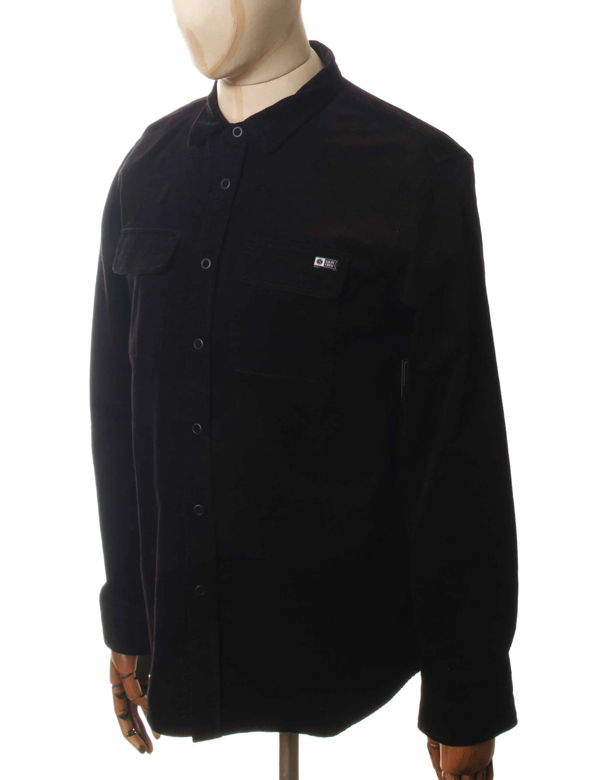 Woodsman Cord Shirt - Black - Image 4