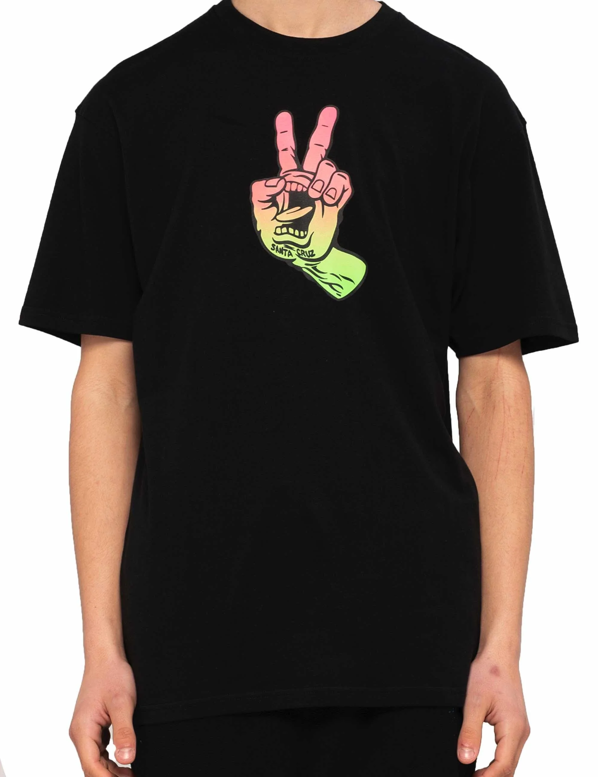 Screaming Peace T-Shirt - Black