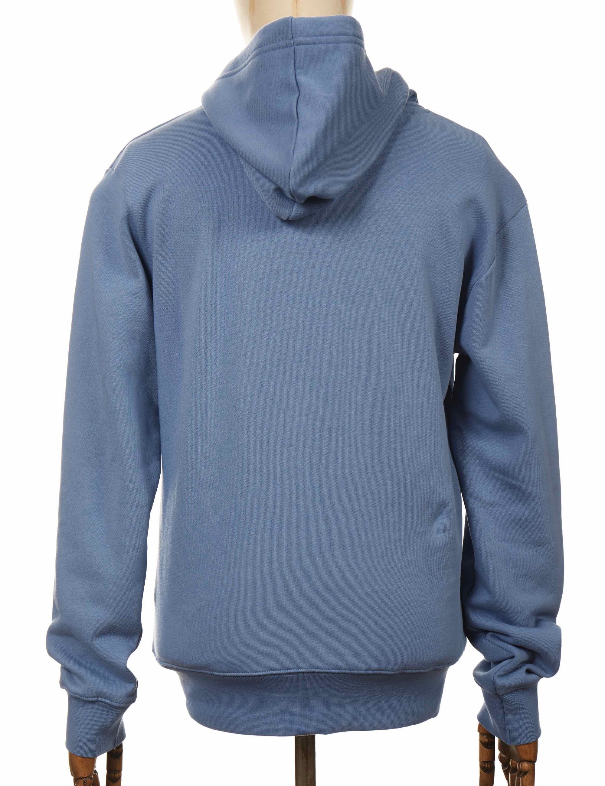 Ellerton Organic Hooded Sweat - Faded Denim - Image 2