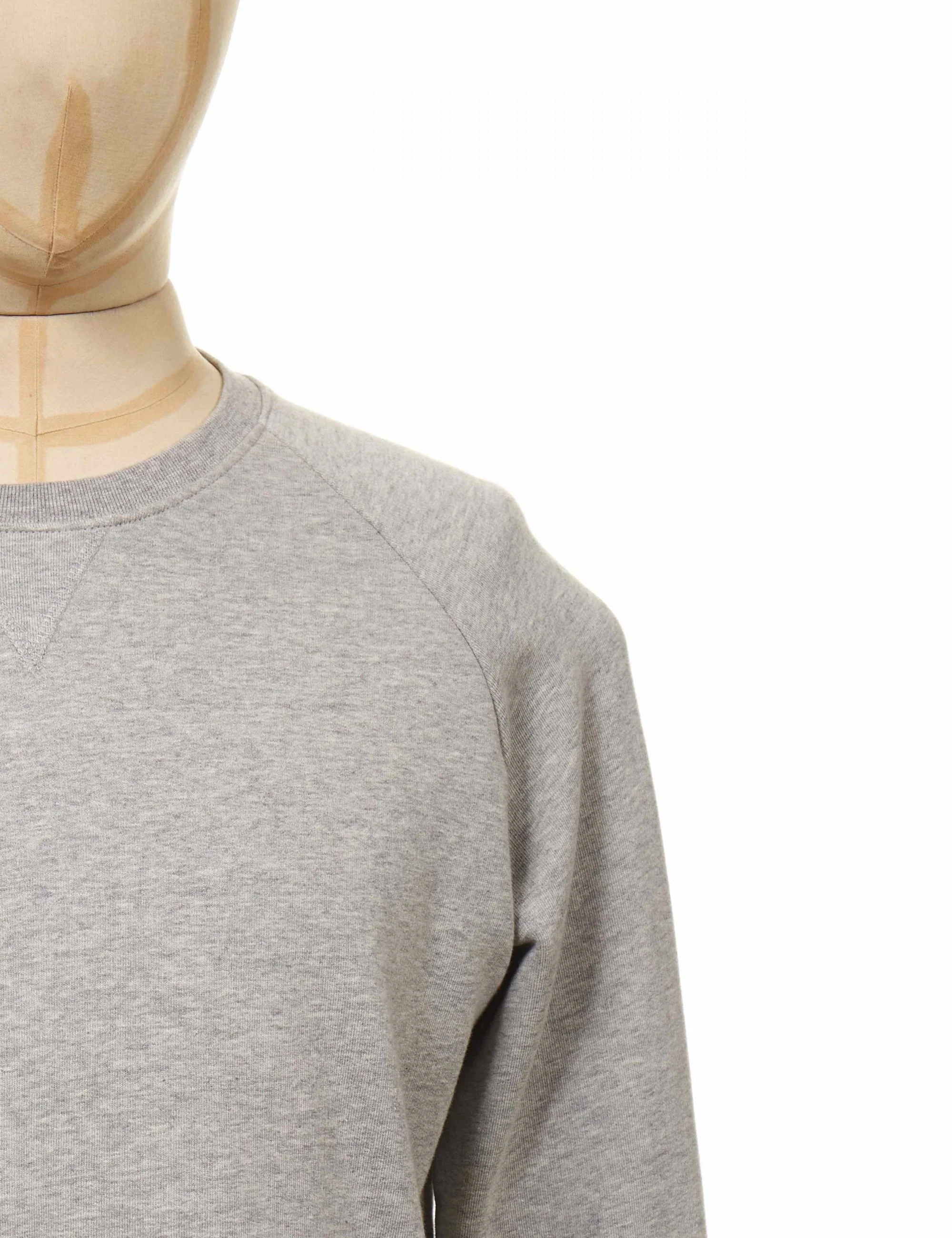 Nias Organic Crew Sweat - Ash Grey - Image 3