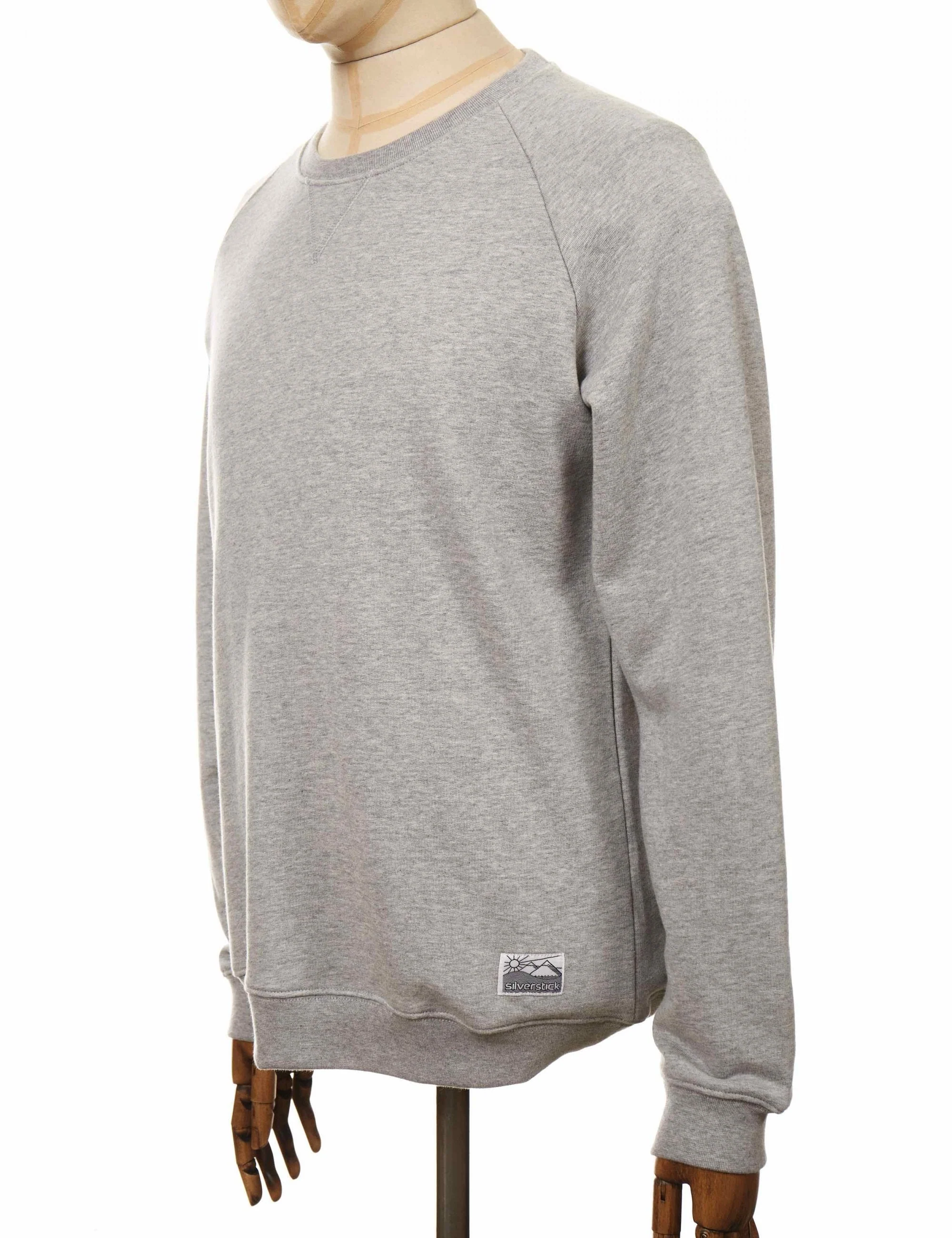 Nias Organic Crew Sweat - Ash Grey - Image 4