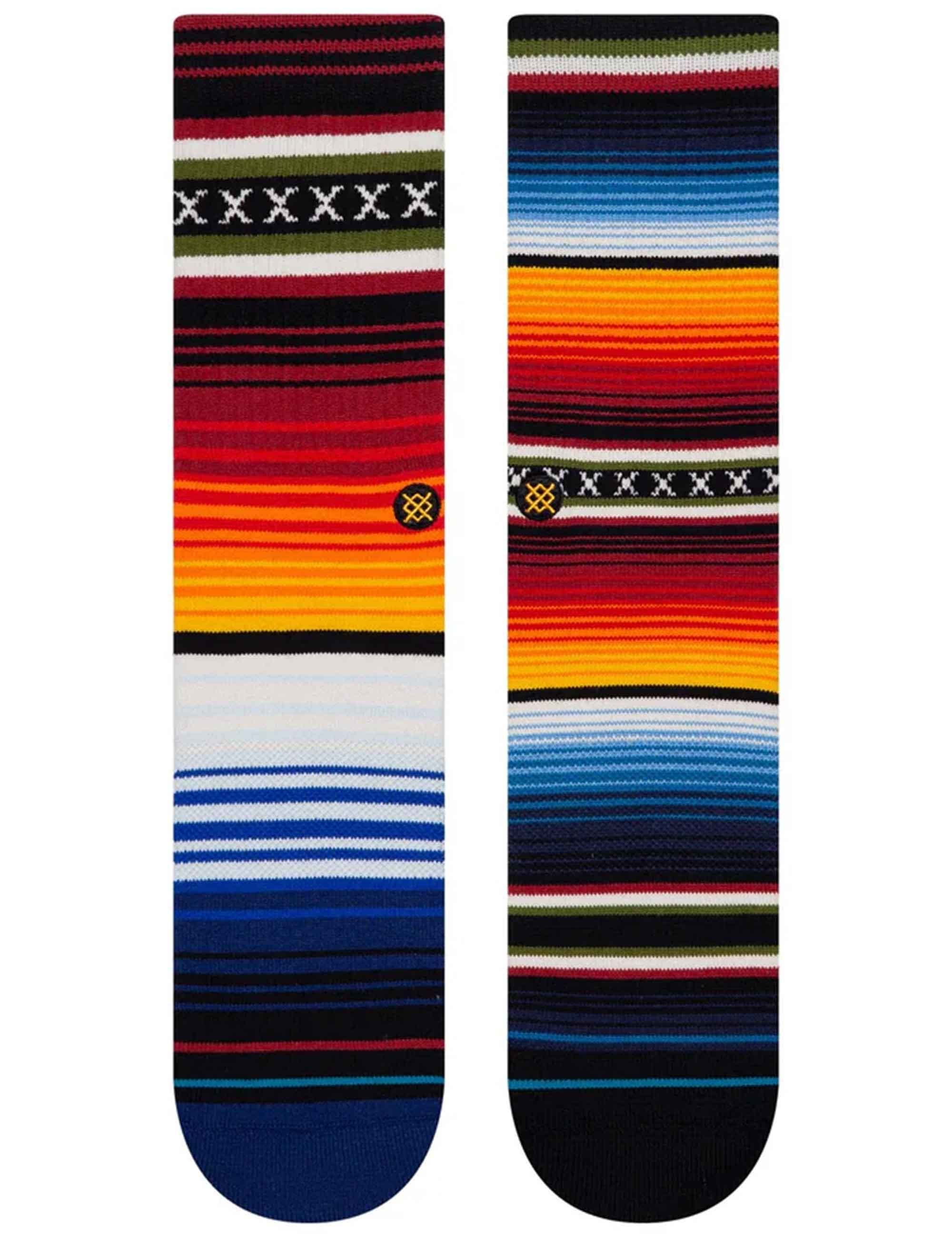 Curren Crew Socks - Red - Image 2