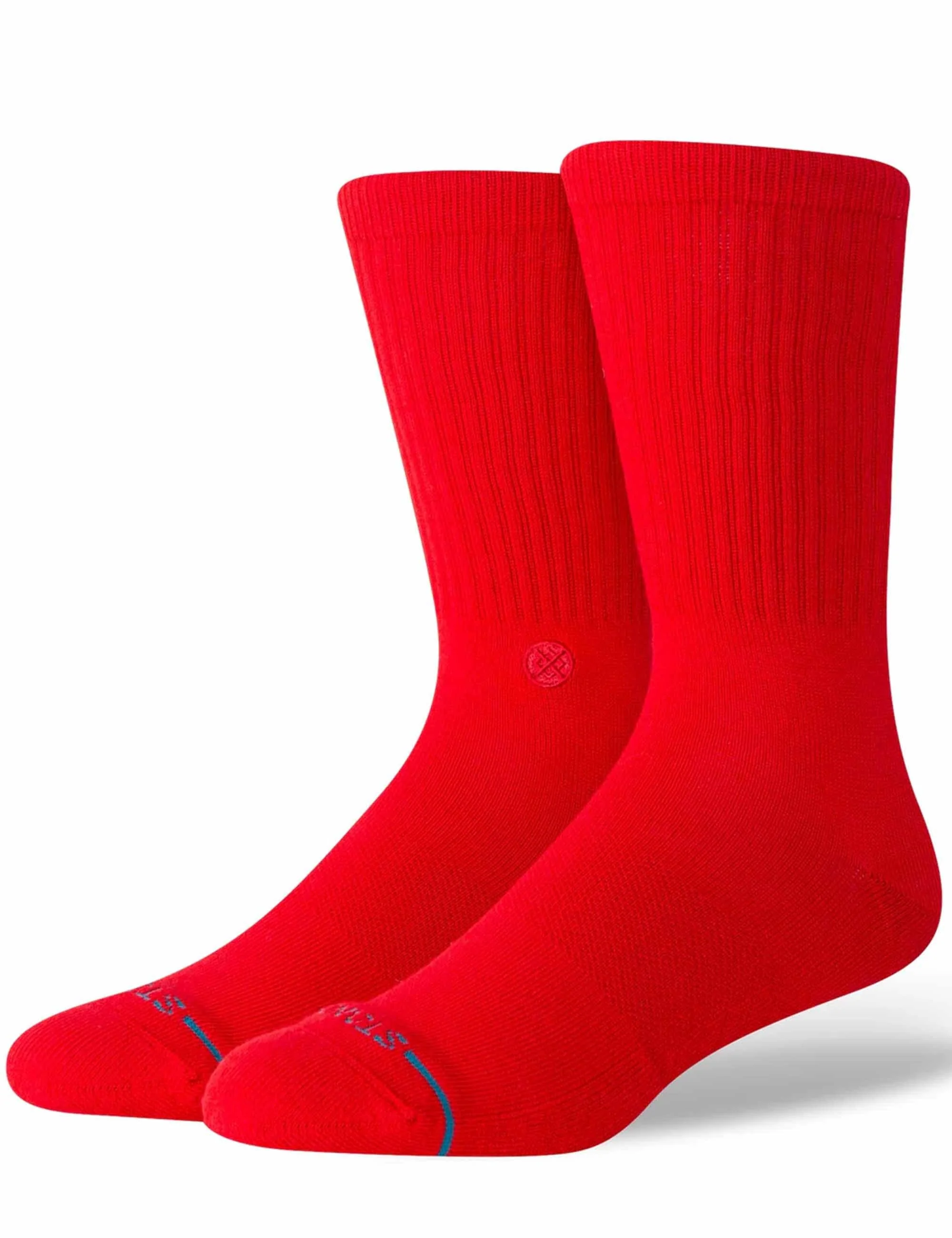 Icon Crew Socks - Red