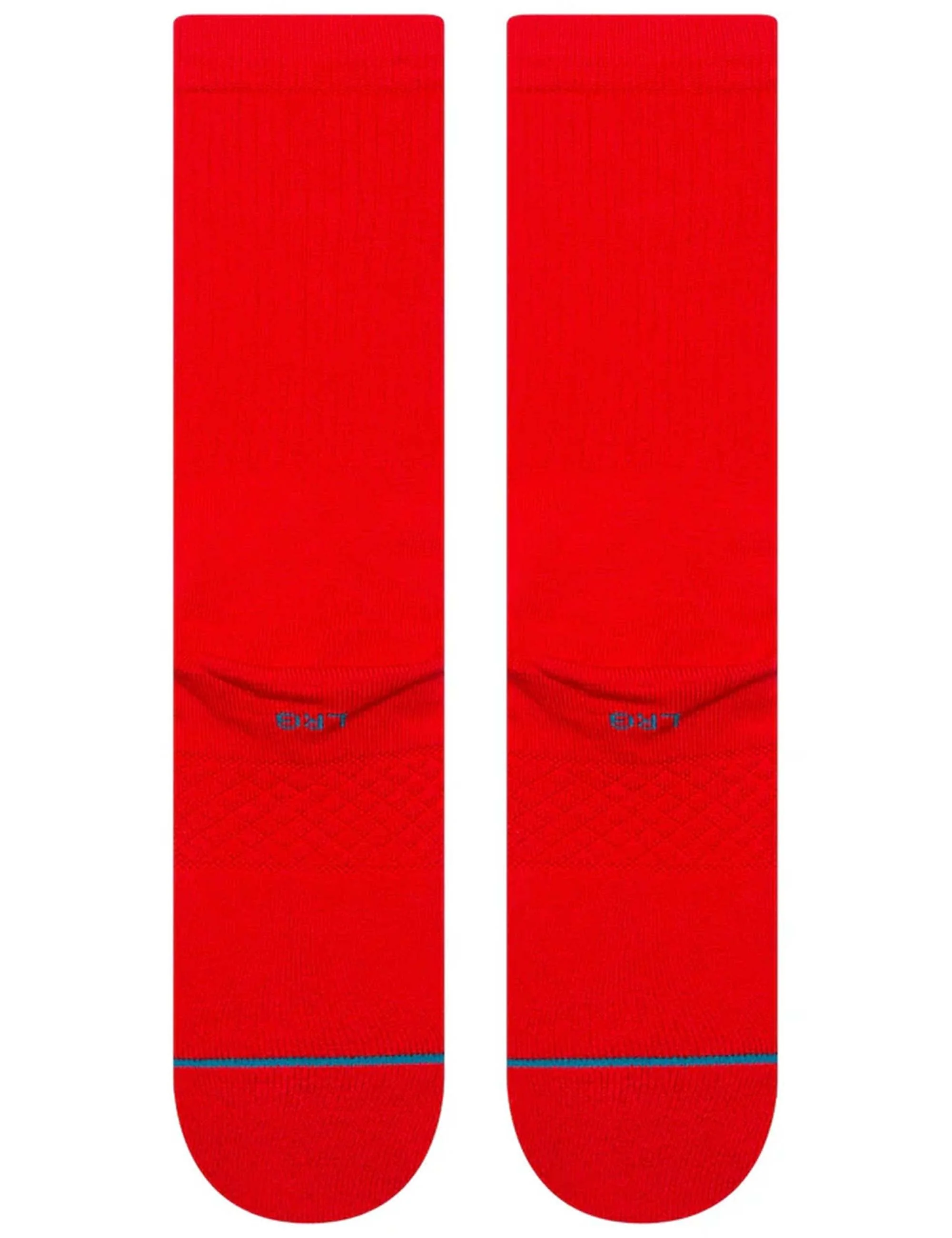 Icon Crew Socks - Red - Image 3
