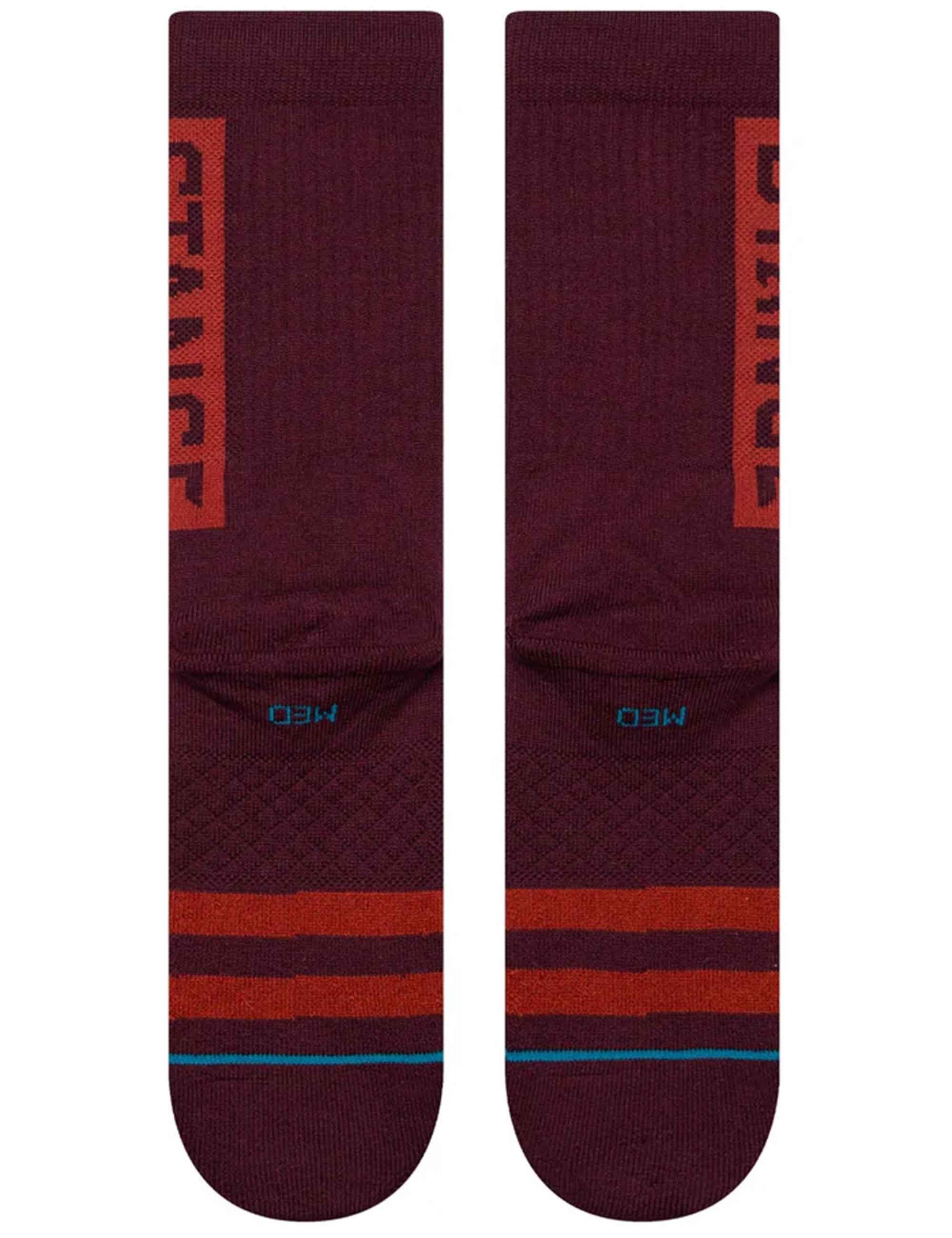 OG Crew Socks - Wine - Image 3