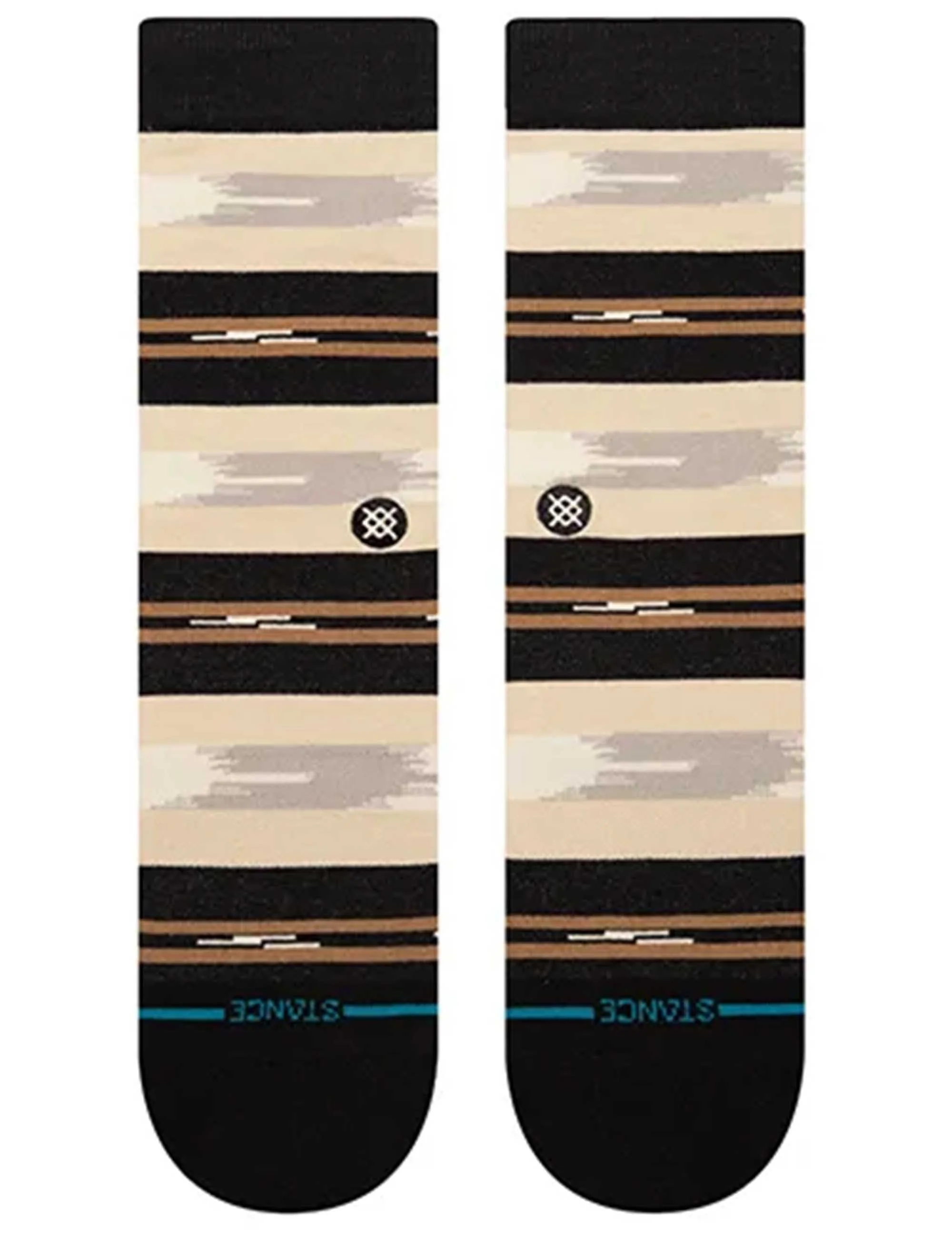 Trail Bound Crew Socks - Black - Image 2