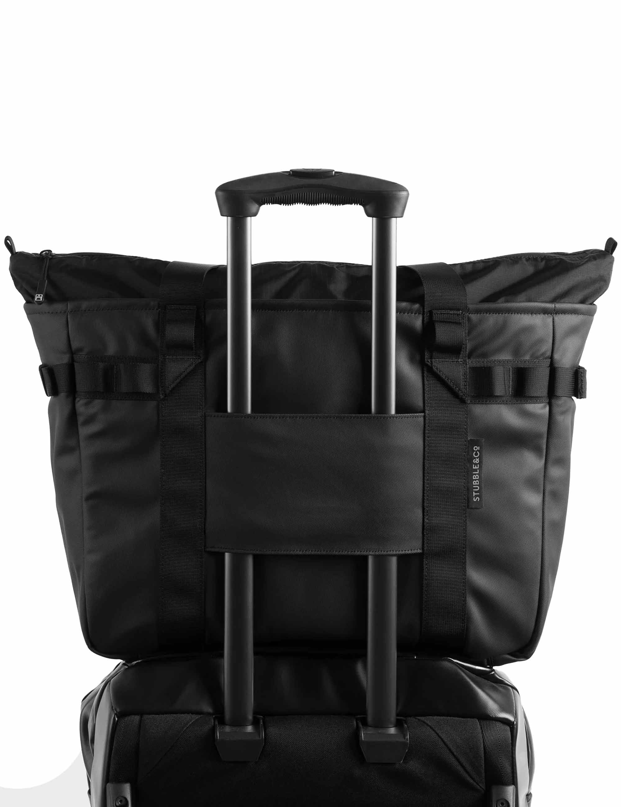 Laptop Tote Bag 20L - All Black - Image 3