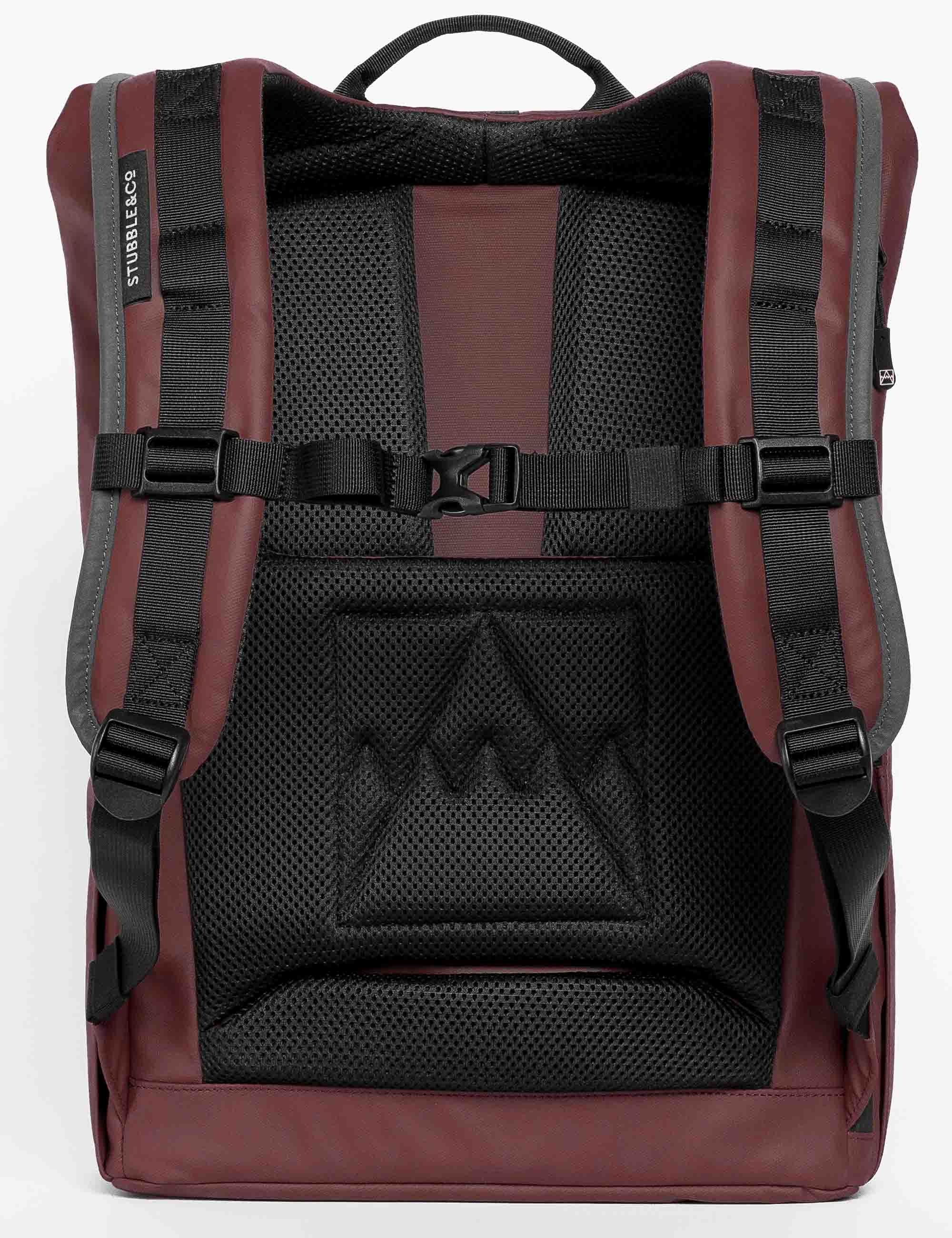 The Roll Top Backpack 15L - Garnet Red - Image 3