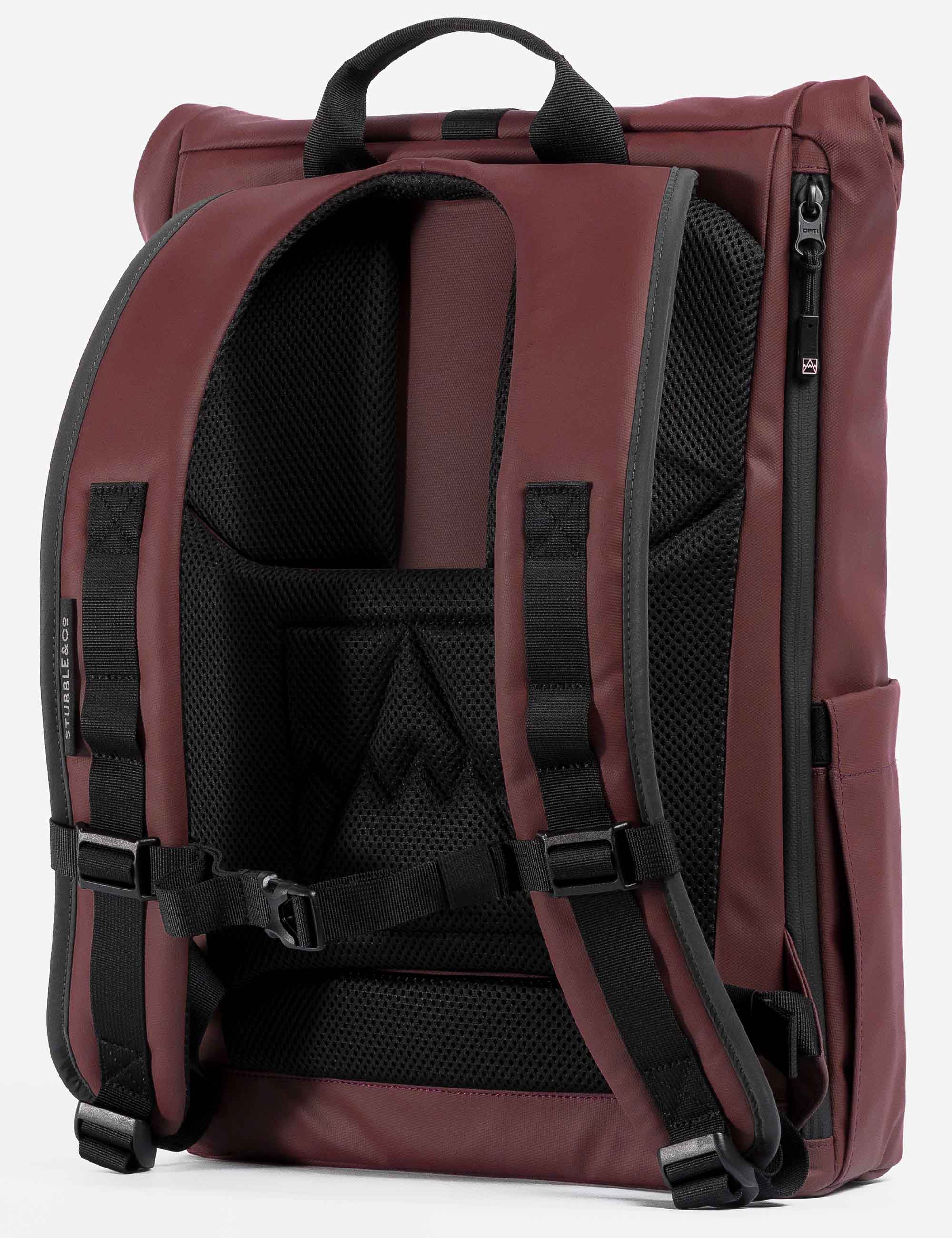 The Roll Top Backpack 15L - Garnet Red - Image 7
