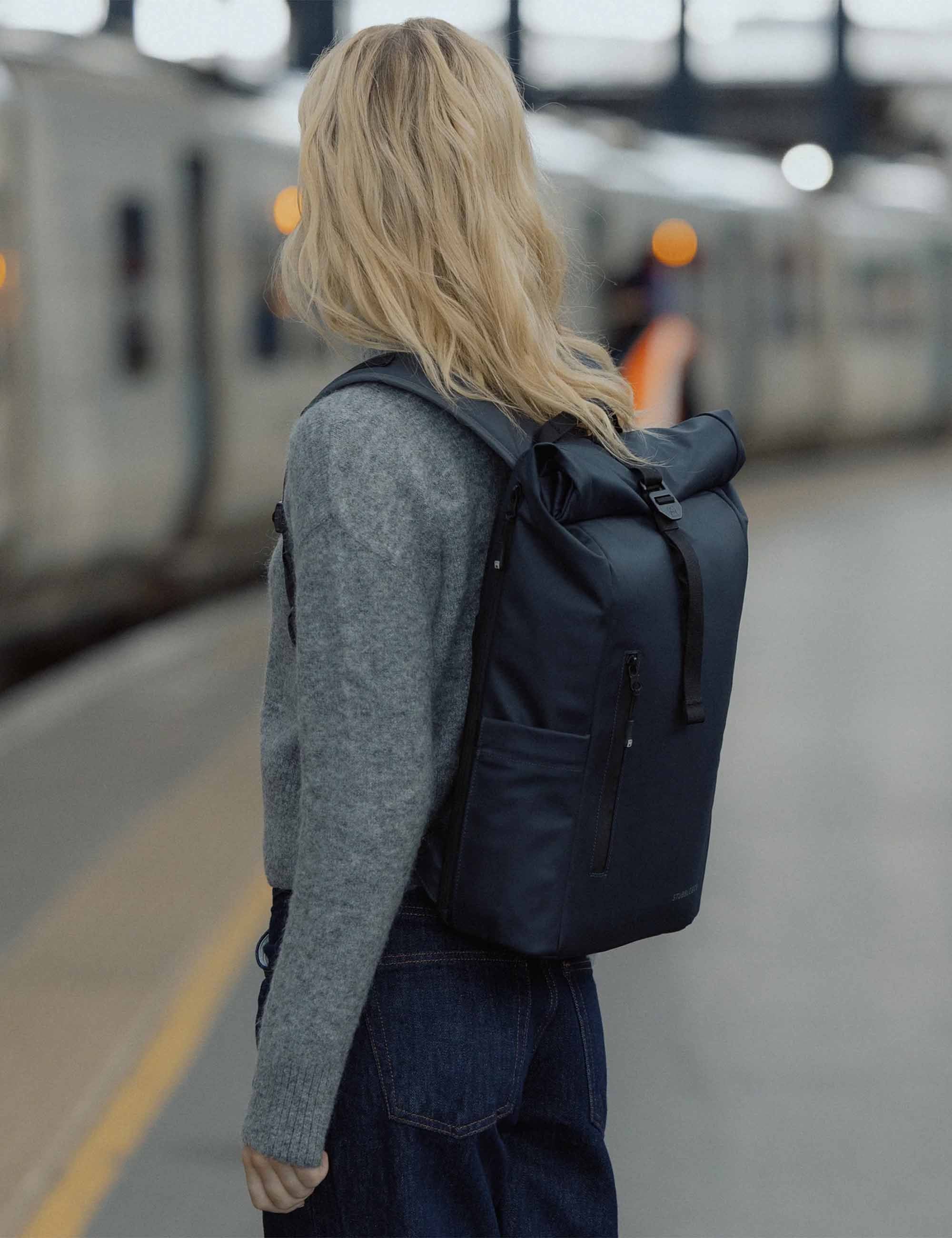 The Roll Top Backpack 15L - Midnight Blue - Image 2