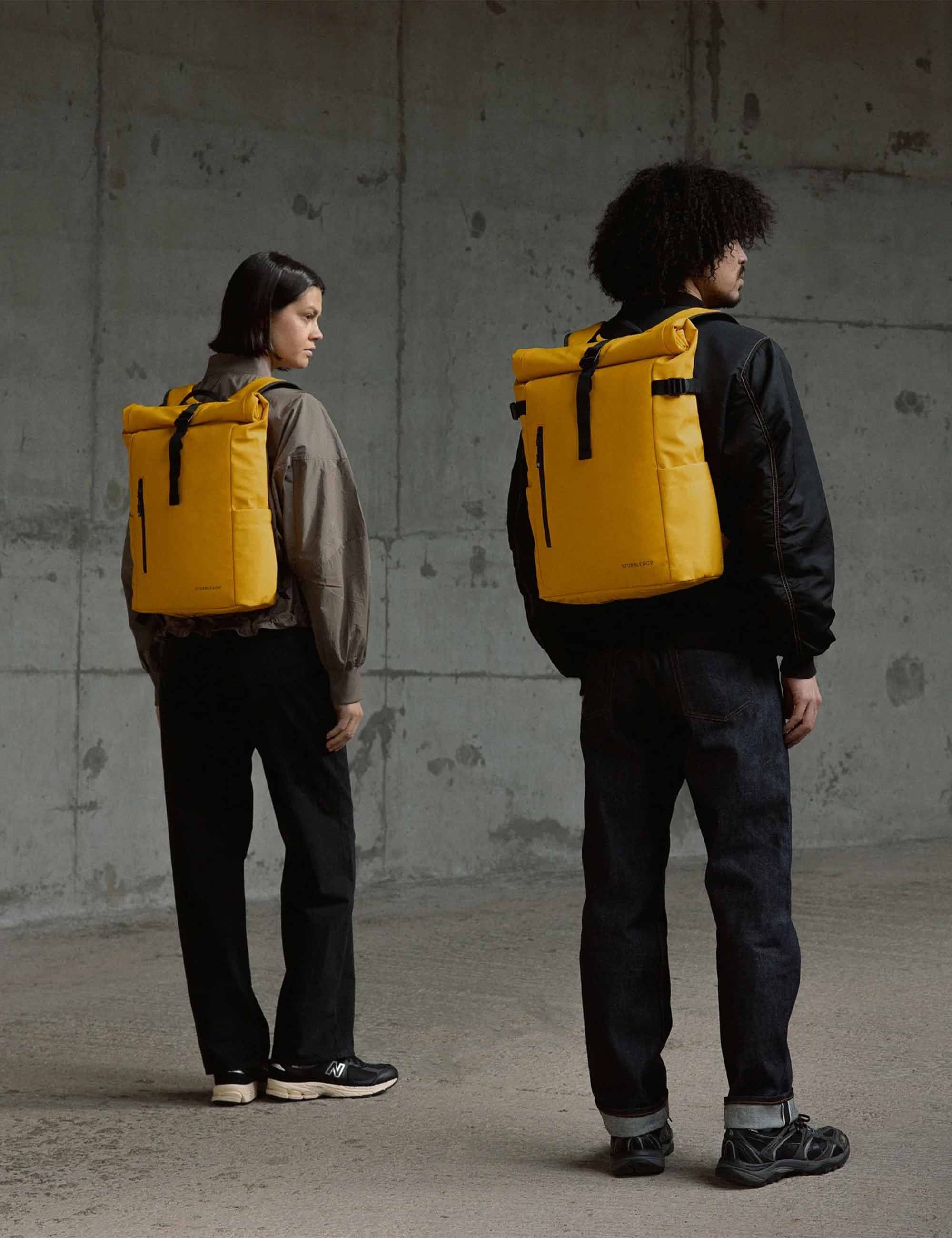 The Roll Top Backpack 15L - Yellow - Image 5