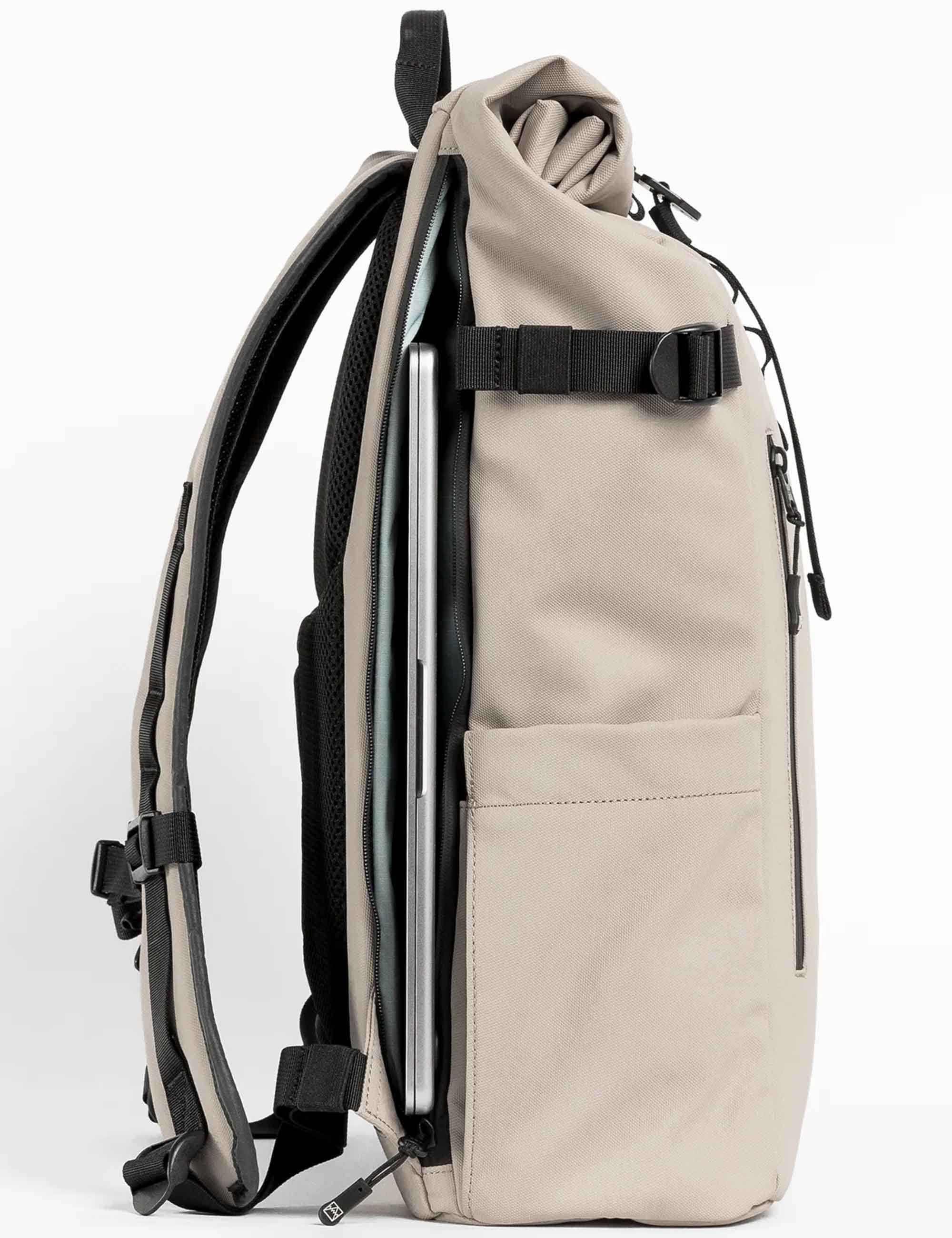 The Roll Top Backpack 20L - Sand - Image 4