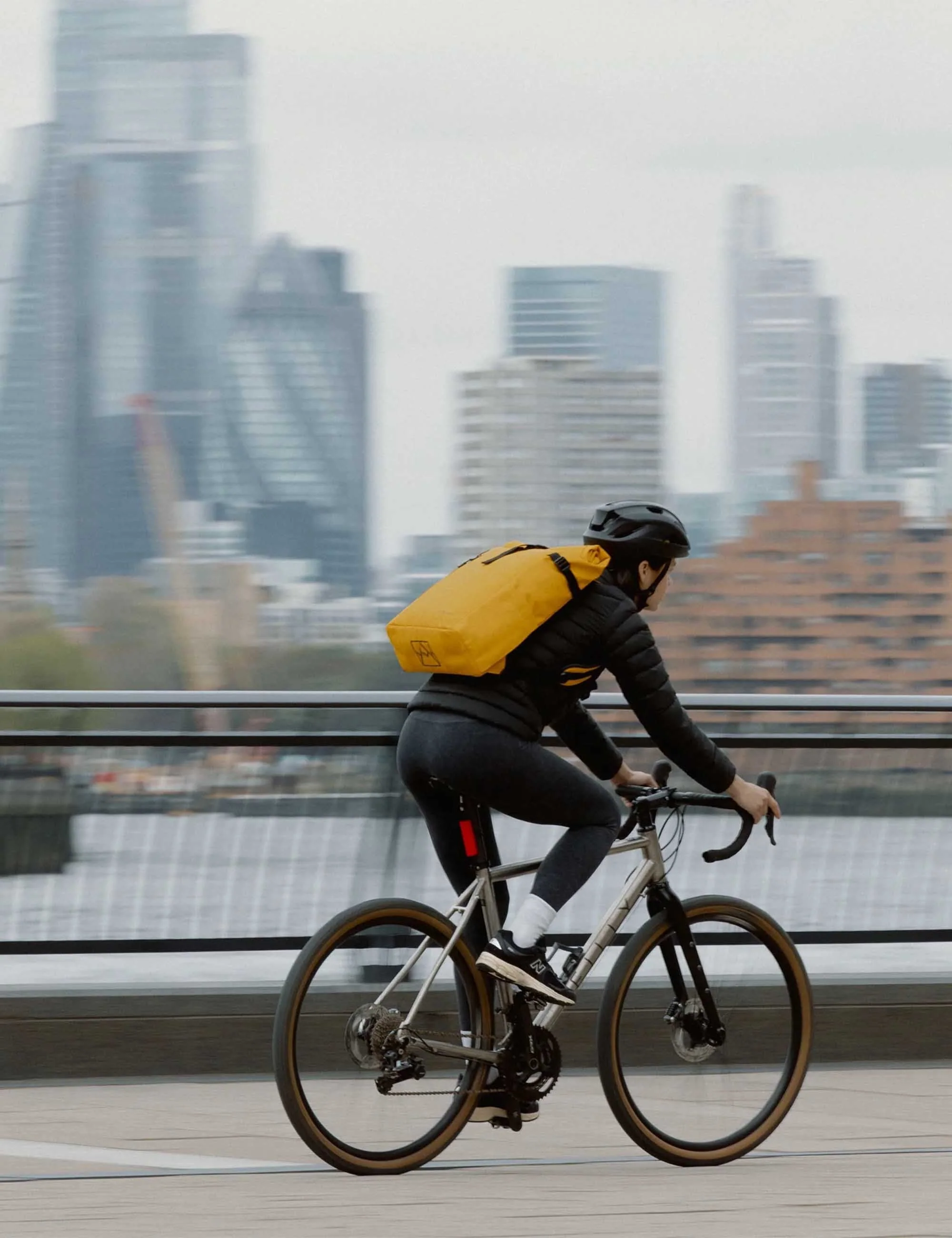 The Roll Top Backpack 20L - Yellow - Image 6