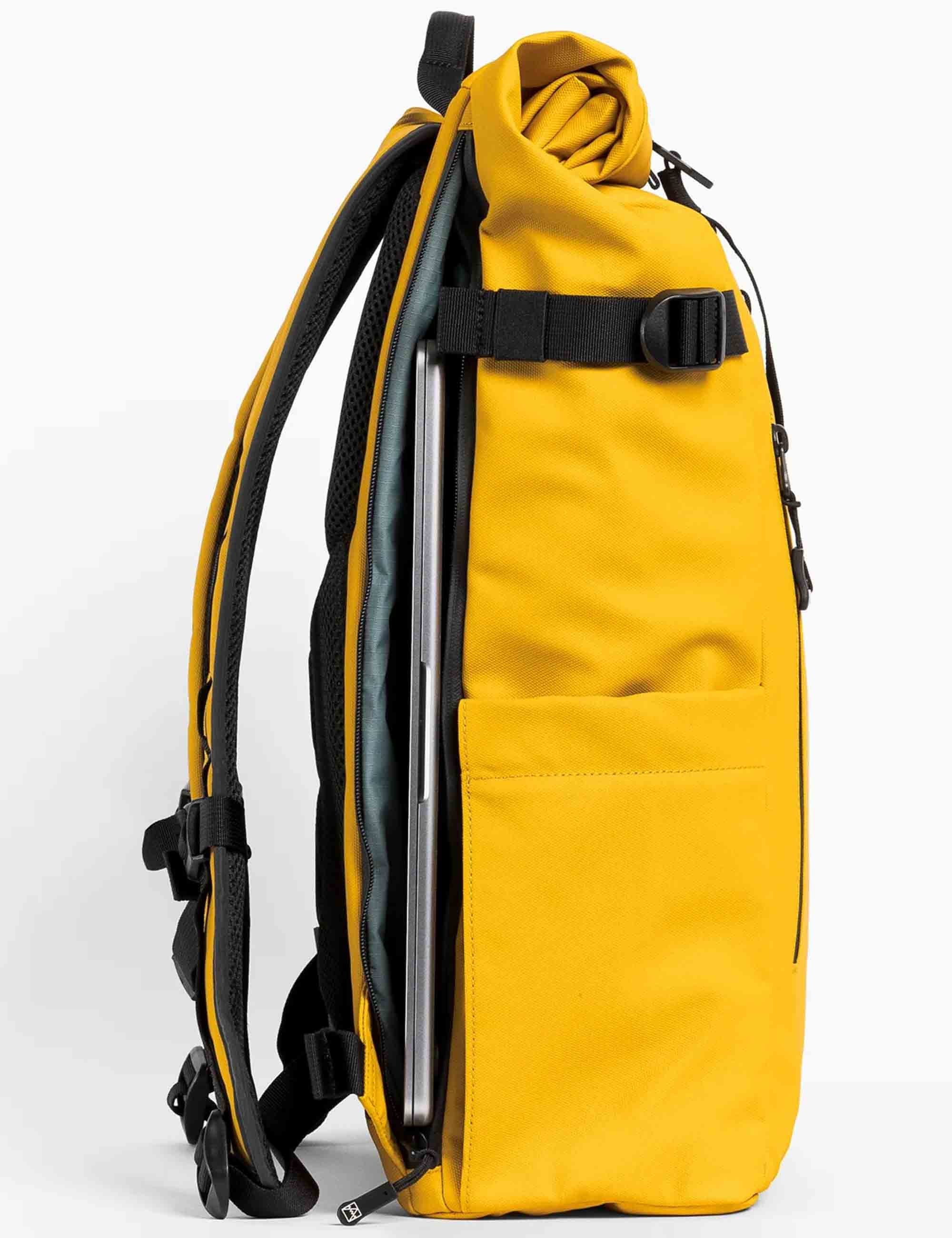 The Roll Top Backpack 20L - Yellow - Image 7