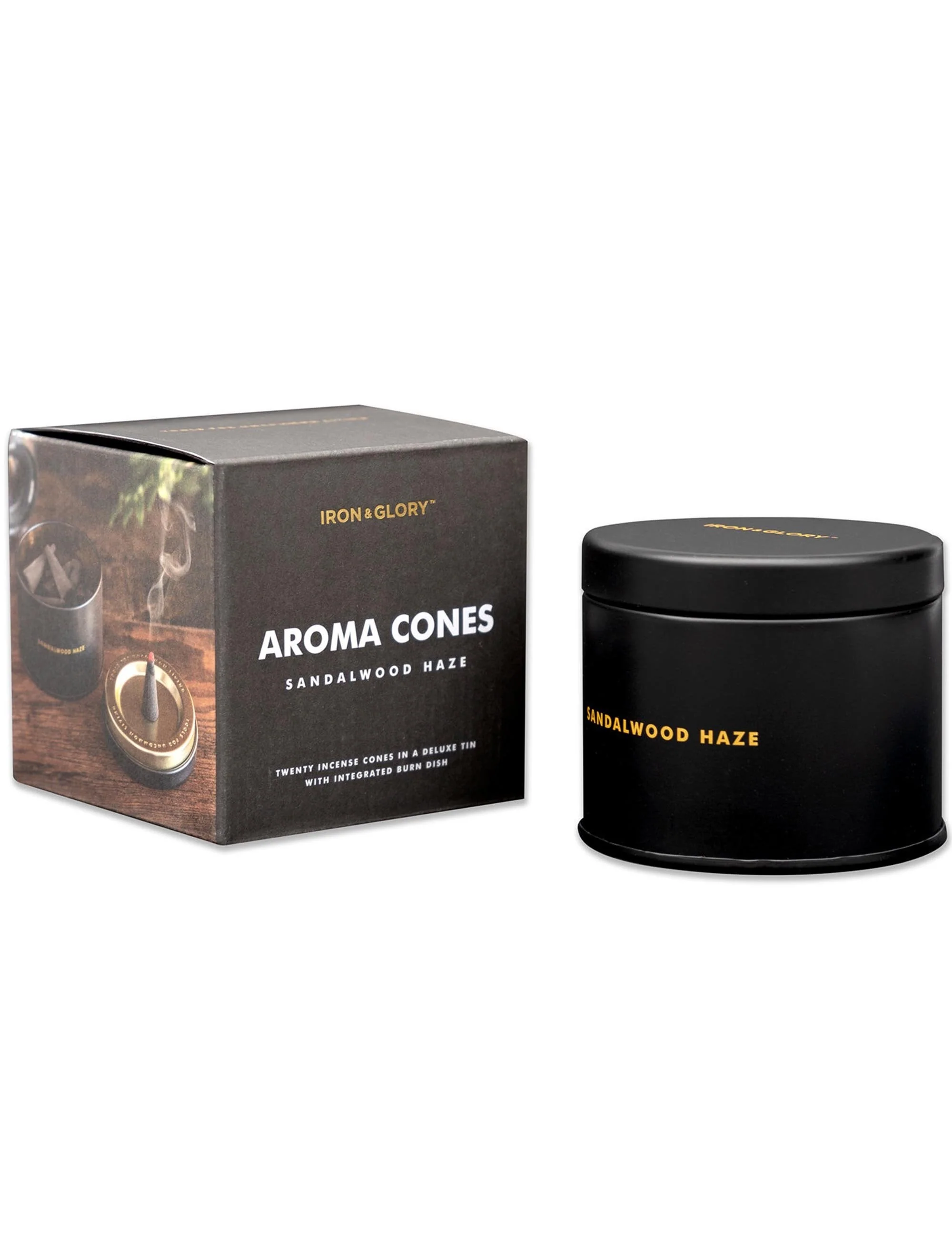 Aroma Incense Cones Tin - Sandalwood - Image 3