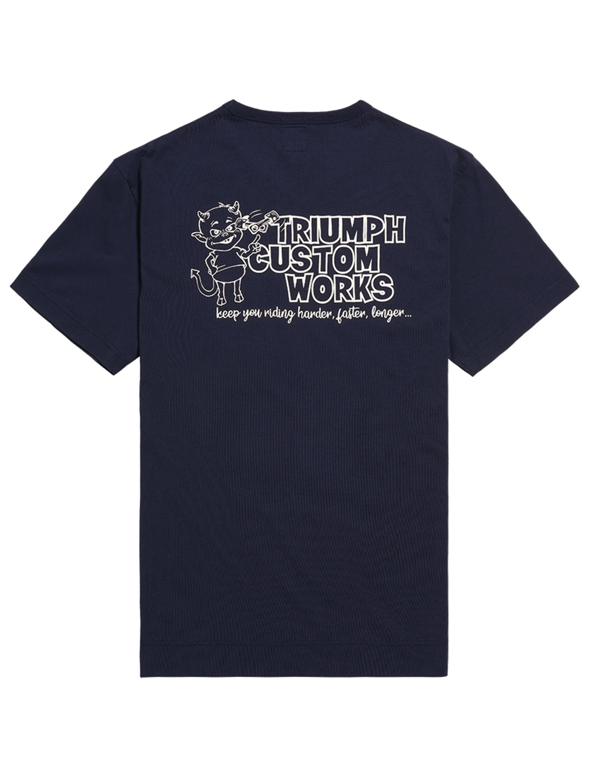 Custom Works T-Shirt - Indigo - Image 2
