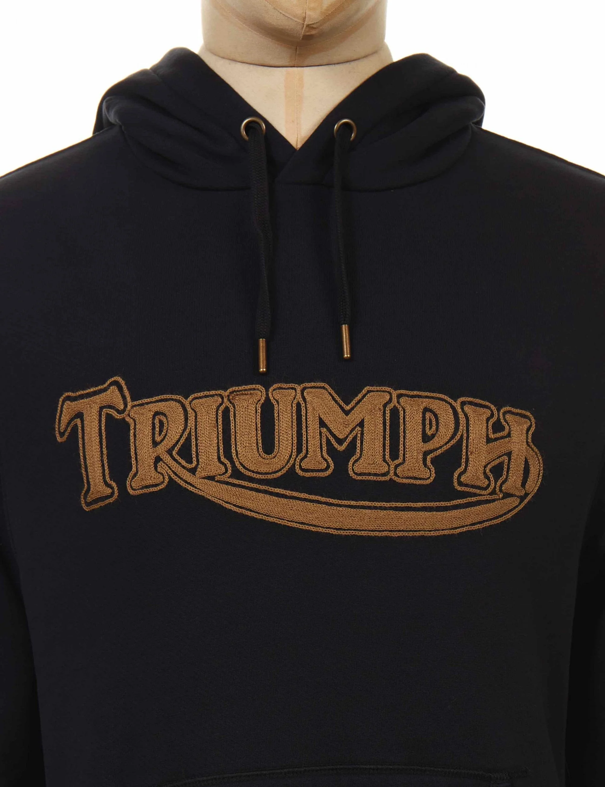 Flywheel Hooded Sweat - Black/Gold - Image 3