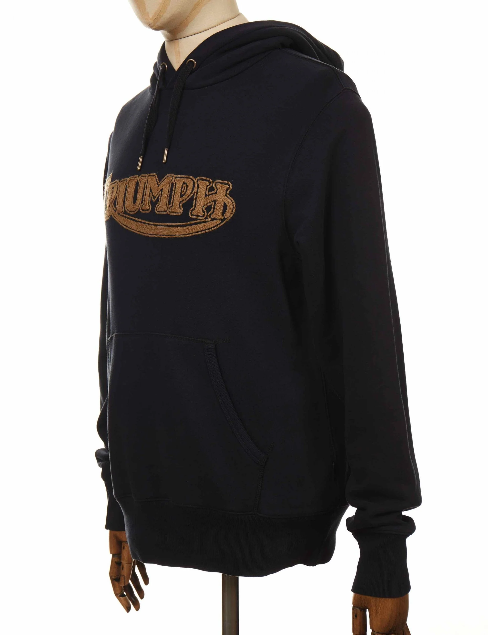 Flywheel Hooded Sweat - Black/Gold - Image 4