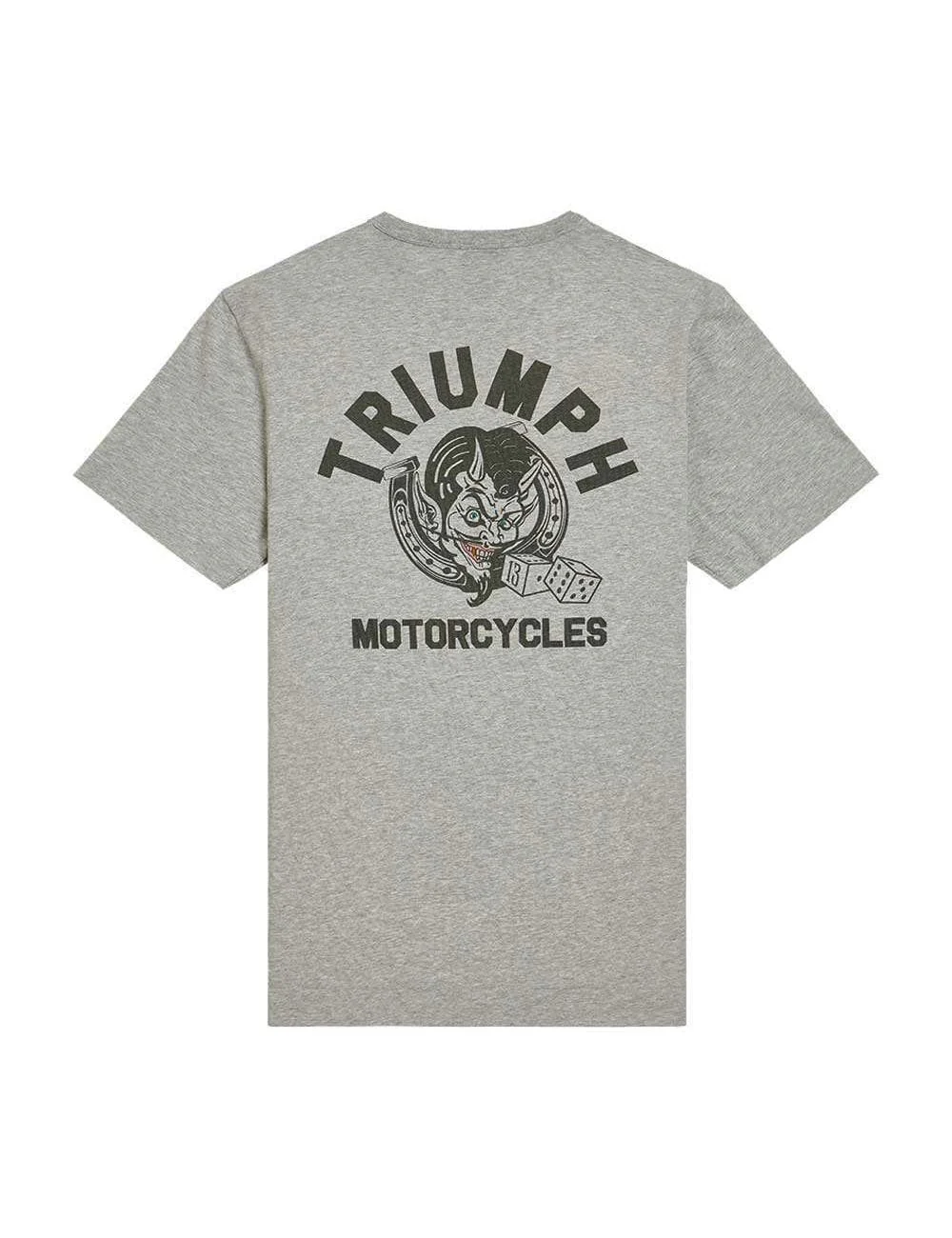 Horseshoe T-Shirt - Silver Marl - Image 2