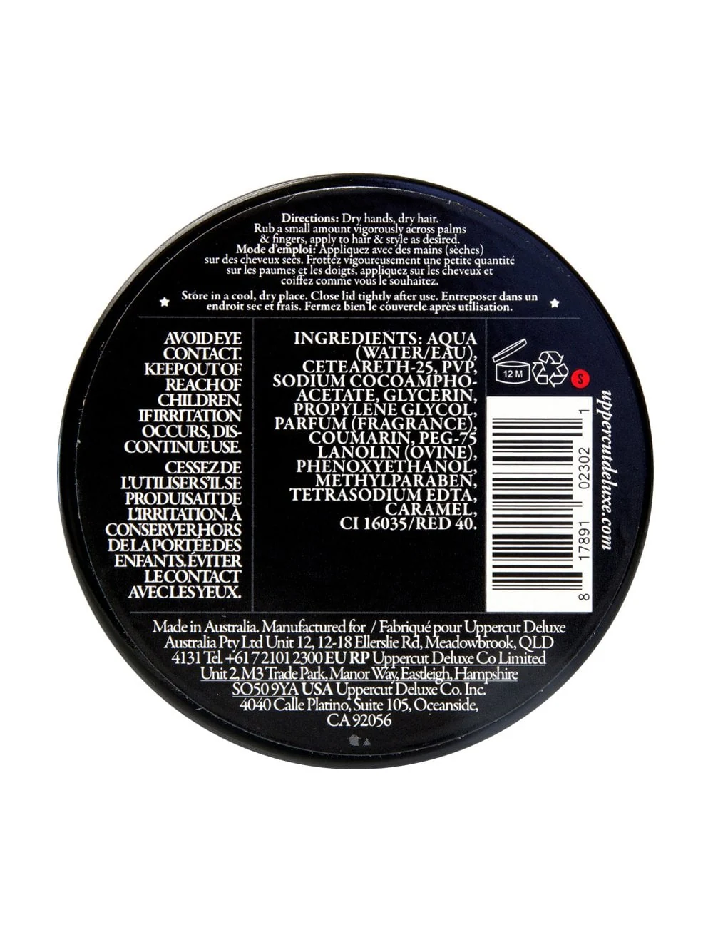 Deluxe Pomade (100g) - Strong Hold/High Shine - Image 3