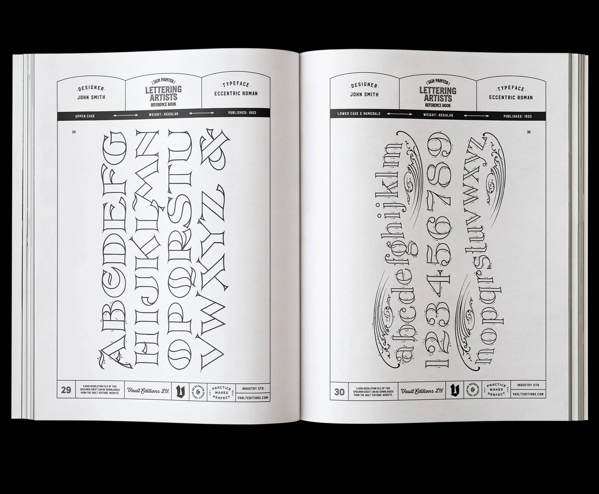 Sign Painter & Lettering Artist Reference Book by Kale James - Image 4