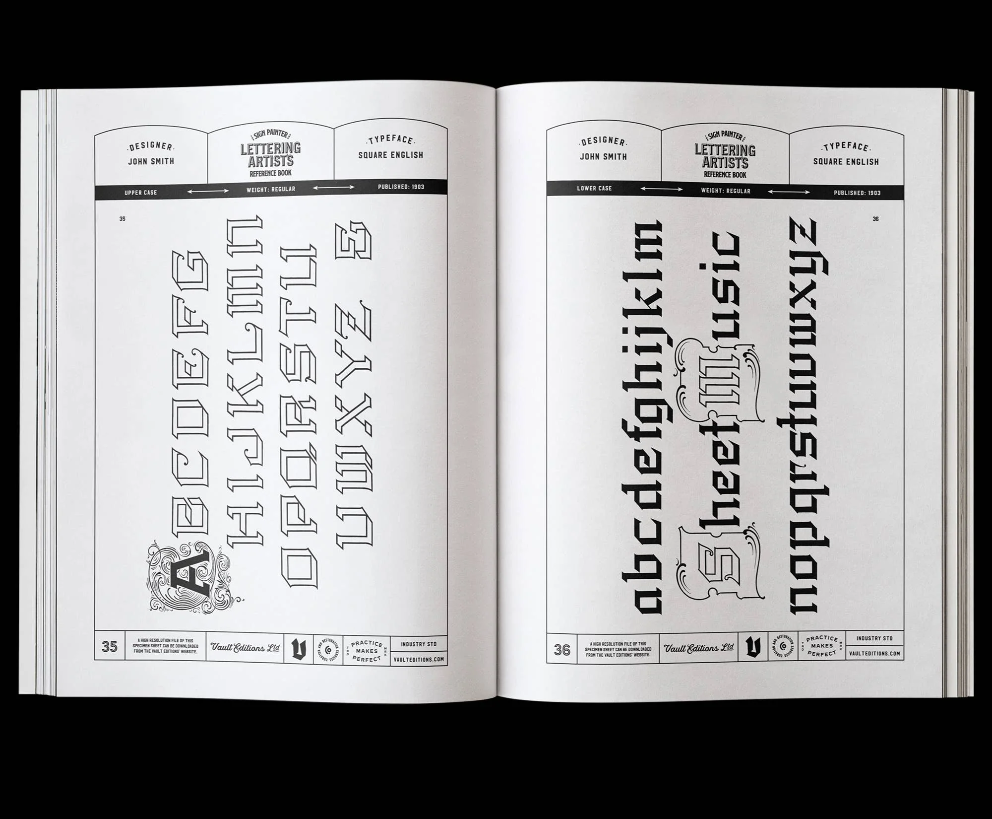 Sign Painter & Lettering Artist Reference Book by Kale James - Image 5