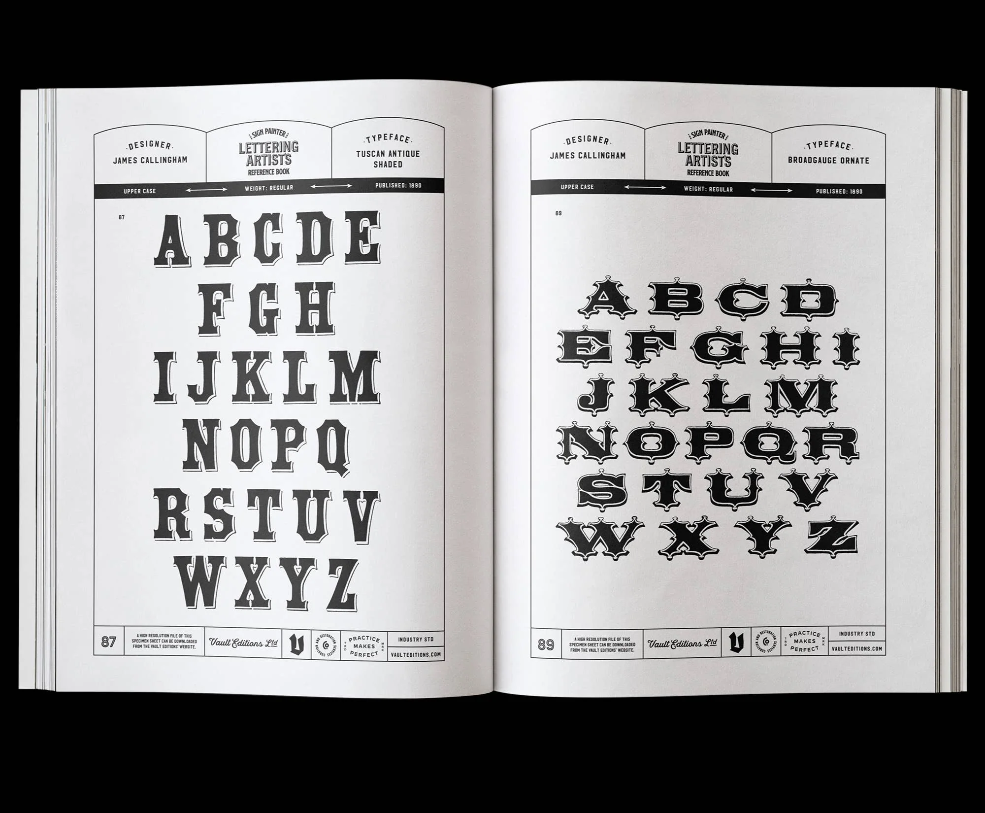 Sign Painter & Lettering Artist Reference Book by Kale James - Image 9