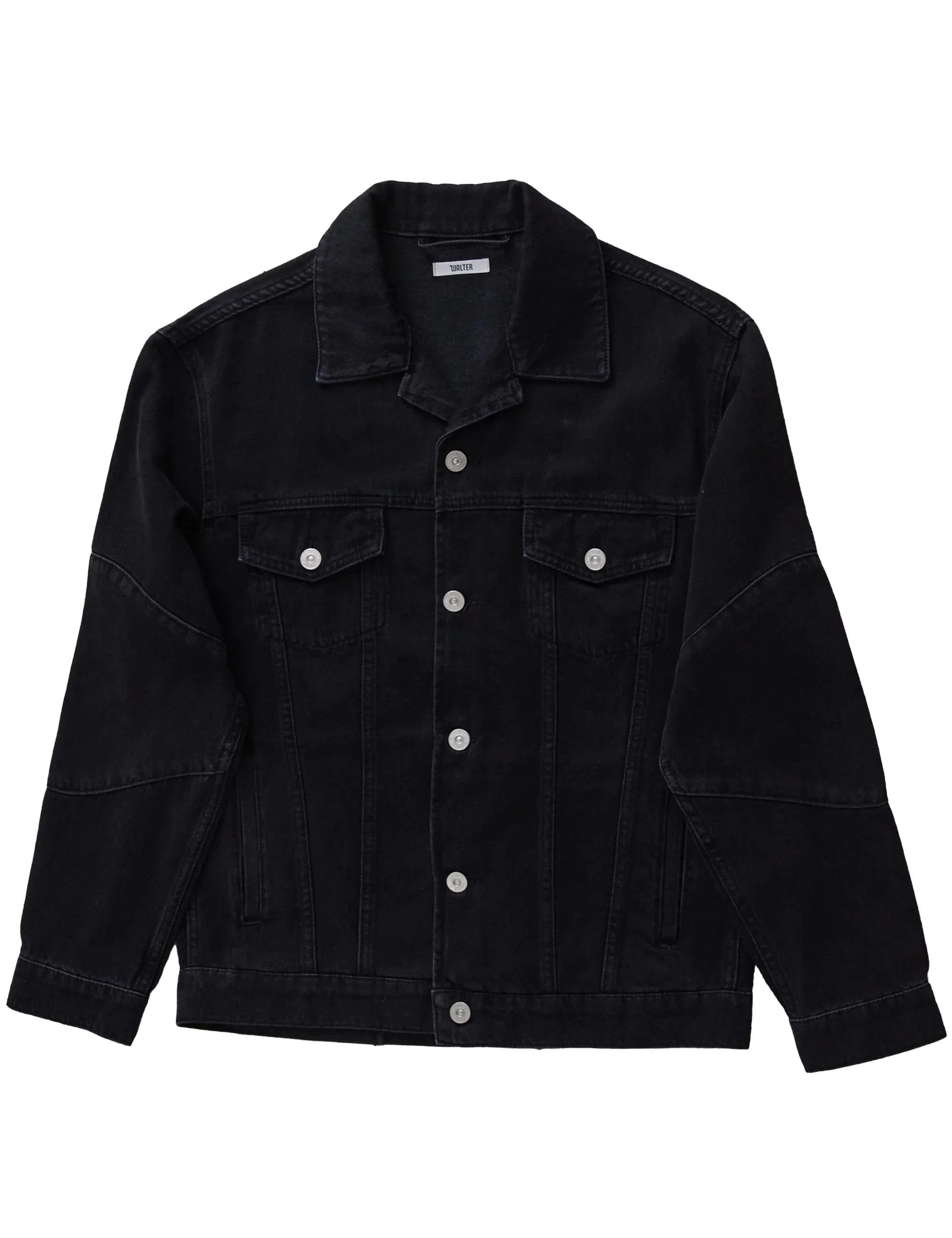 Revere Denim Jacket - Black