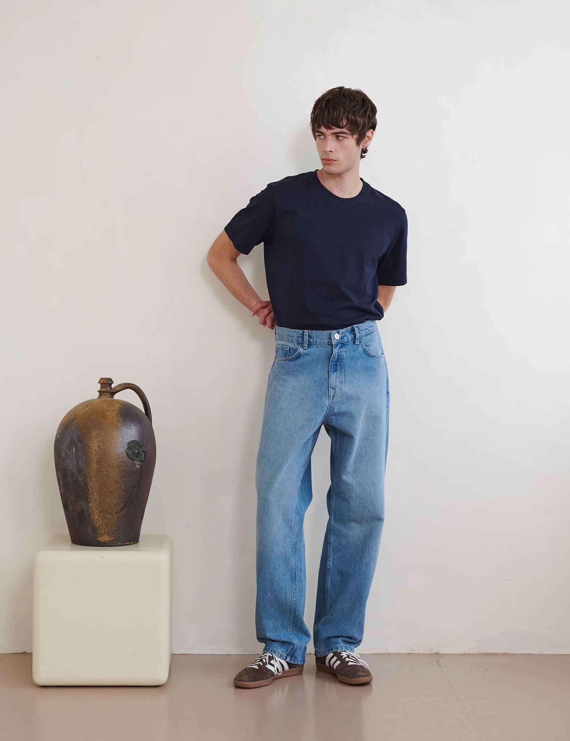 Super Relax Fit Denim - Indigo Light Wash - Image 3