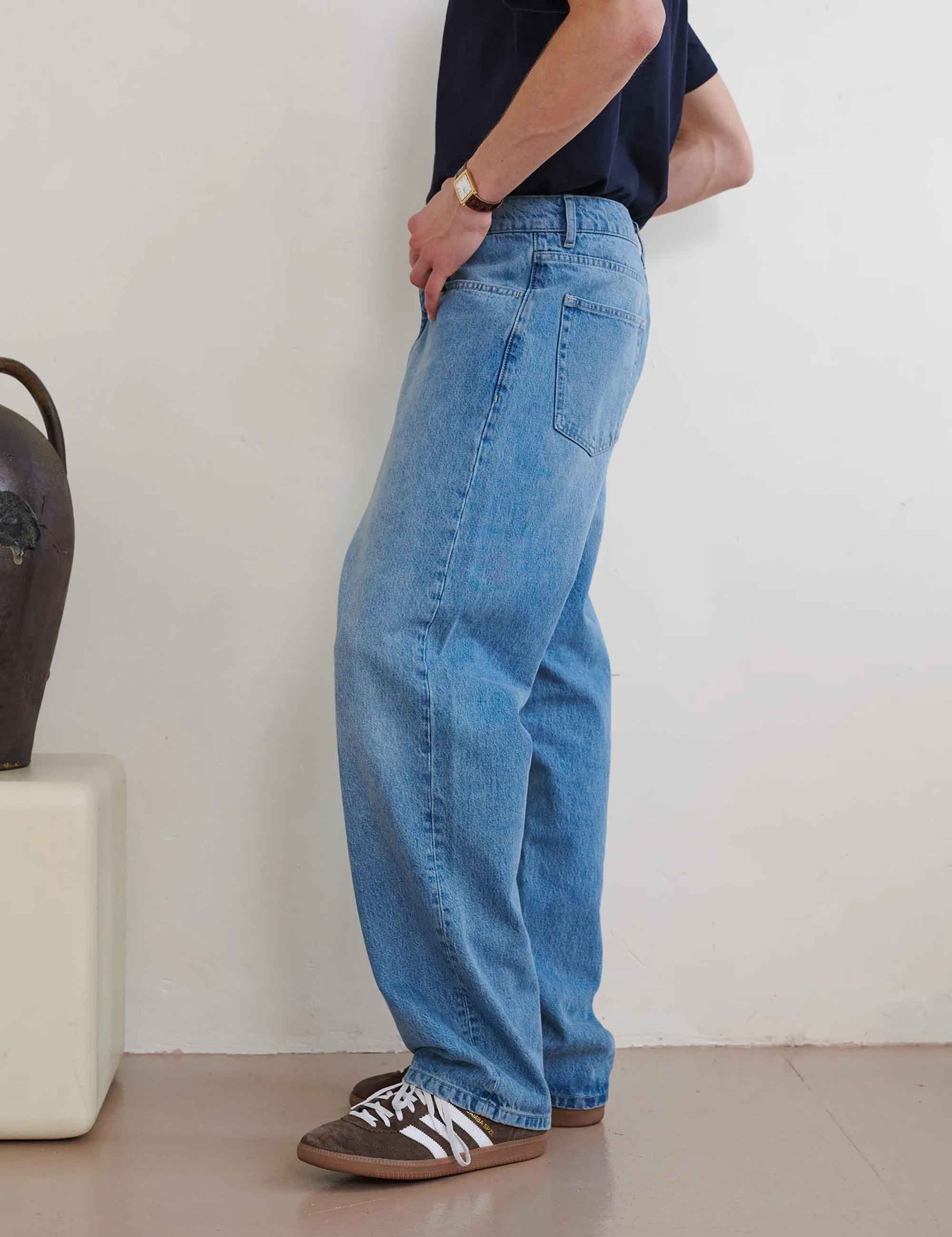 Super Relax Fit Denim - Indigo Light Wash - Image 4