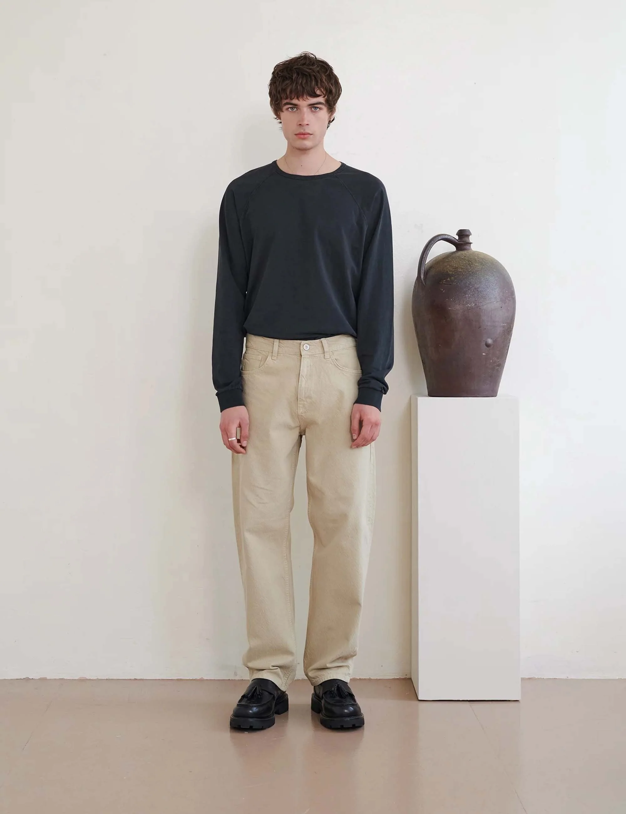 Super Relax Fit Denim - Stone - Image 3