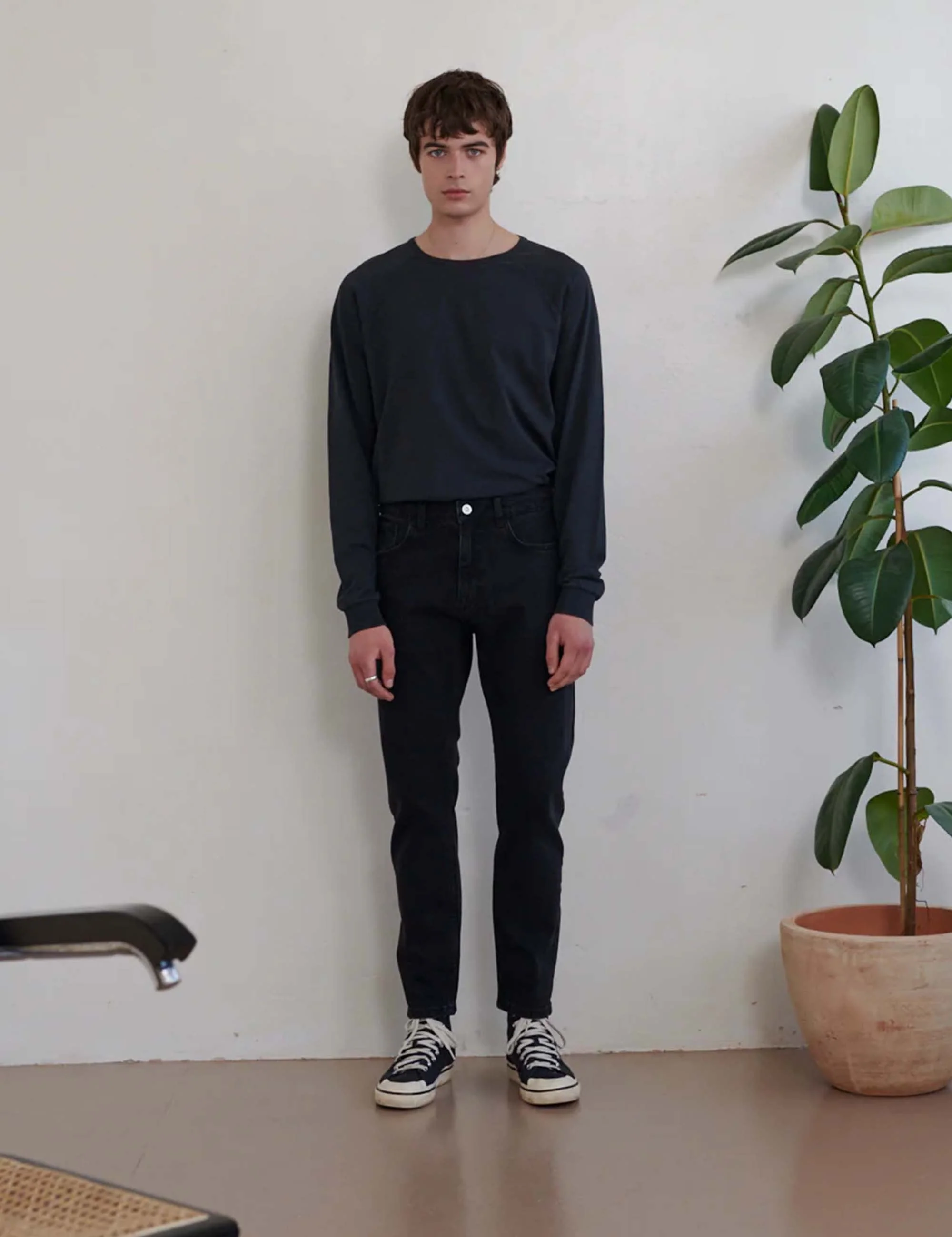 Uptight Fit Denim - Black - Image 6