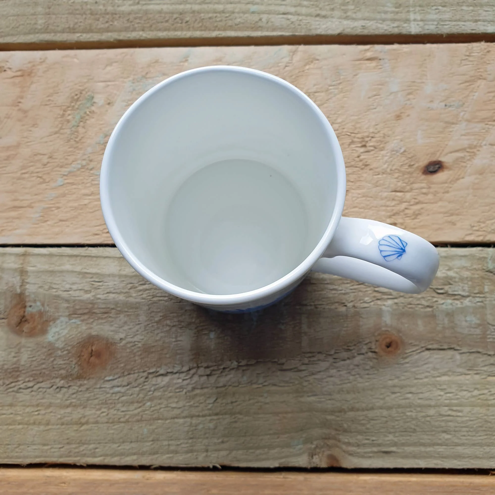 Washed up with the Tide Hand Decorated Bone China Mug - Image 6