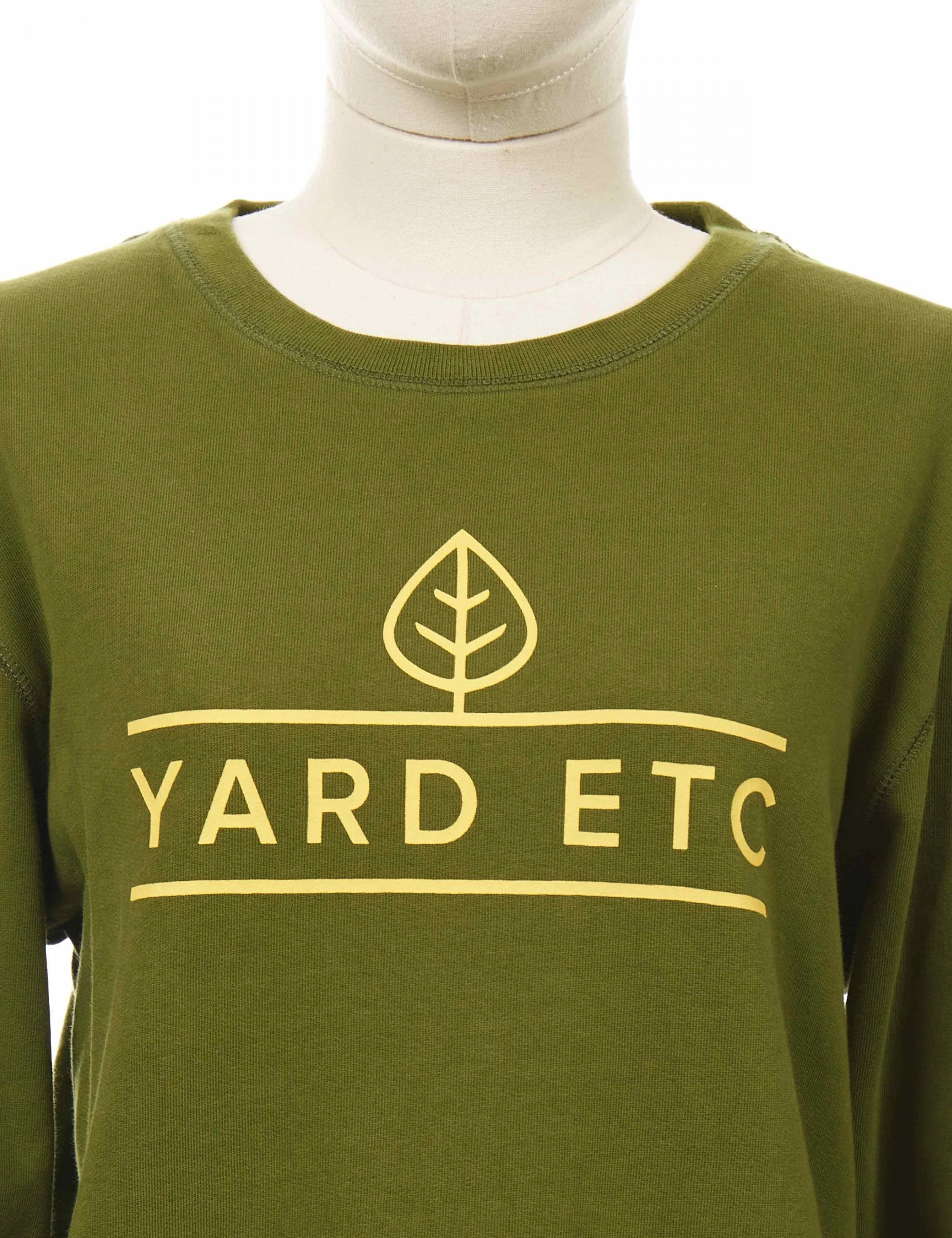 Women's Logo Sweatshirt - Green - Image 3