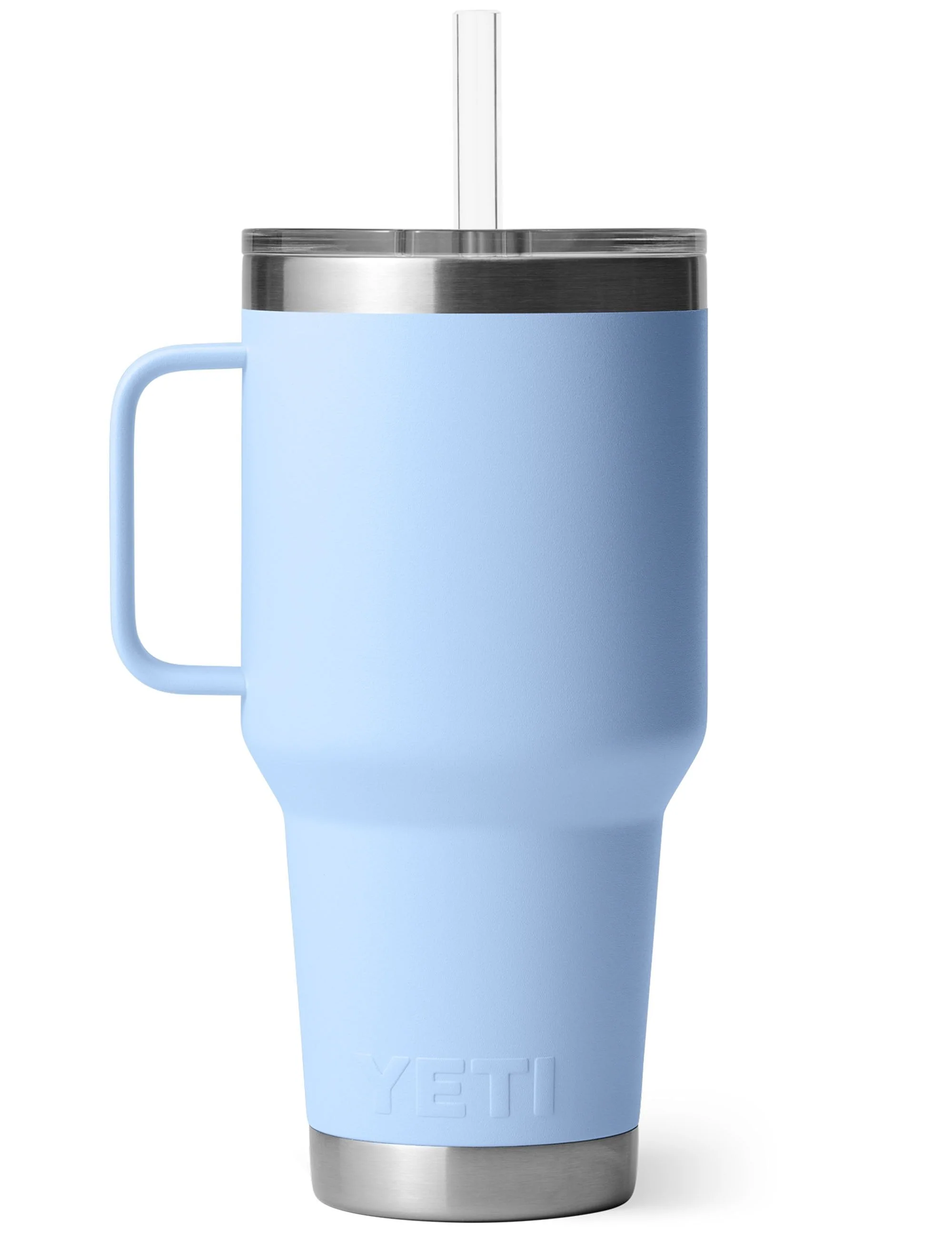 Rambler Straw Mug 35oz (1L) - Big Sky Blue